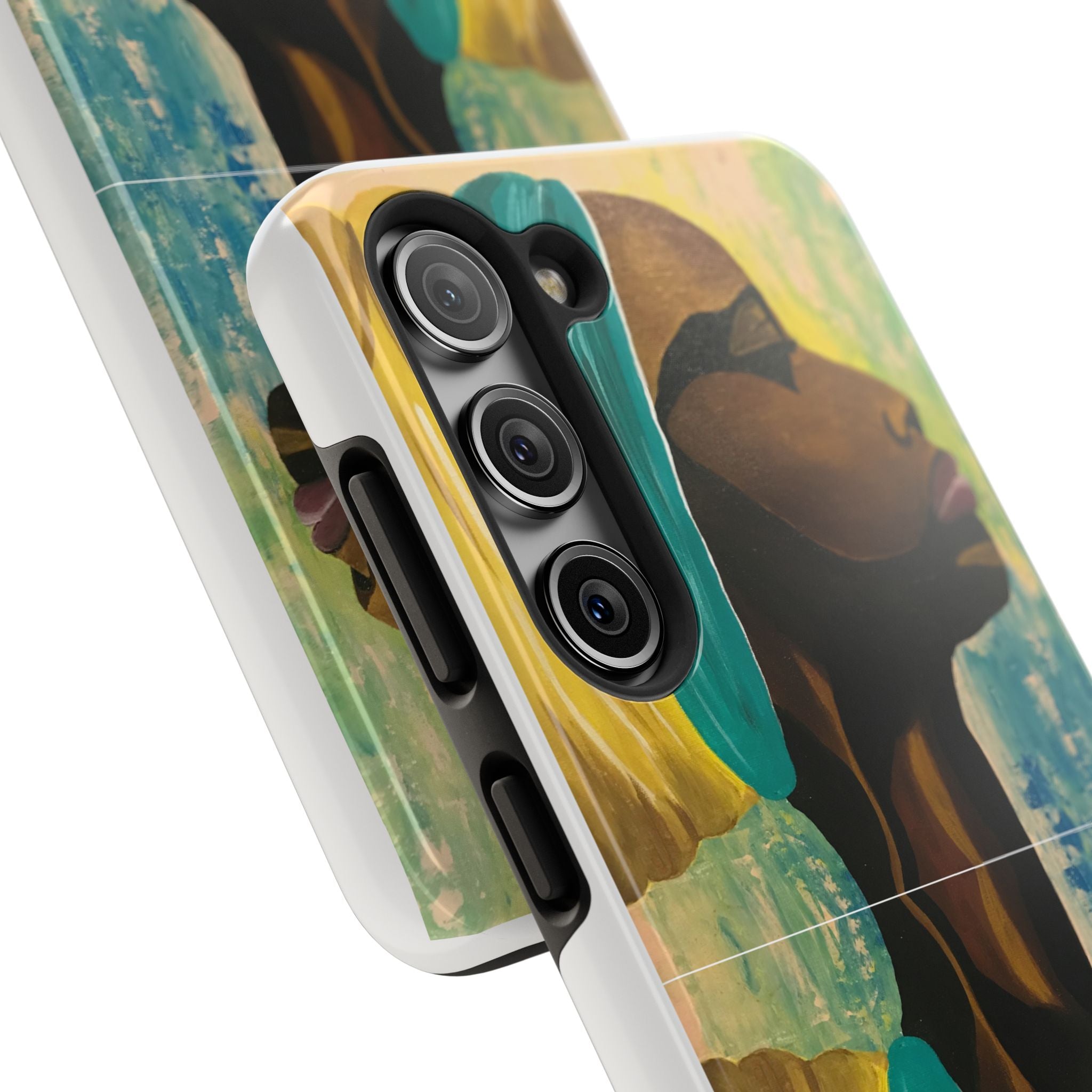 Hues of Heritage Phone Case Hand Painted