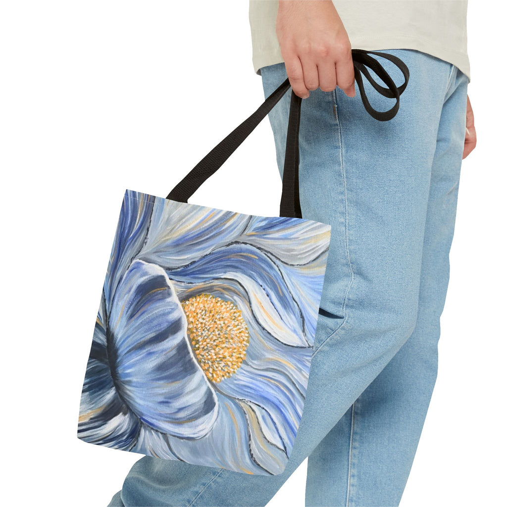 Velvet Current Hand Painted Tote Bag