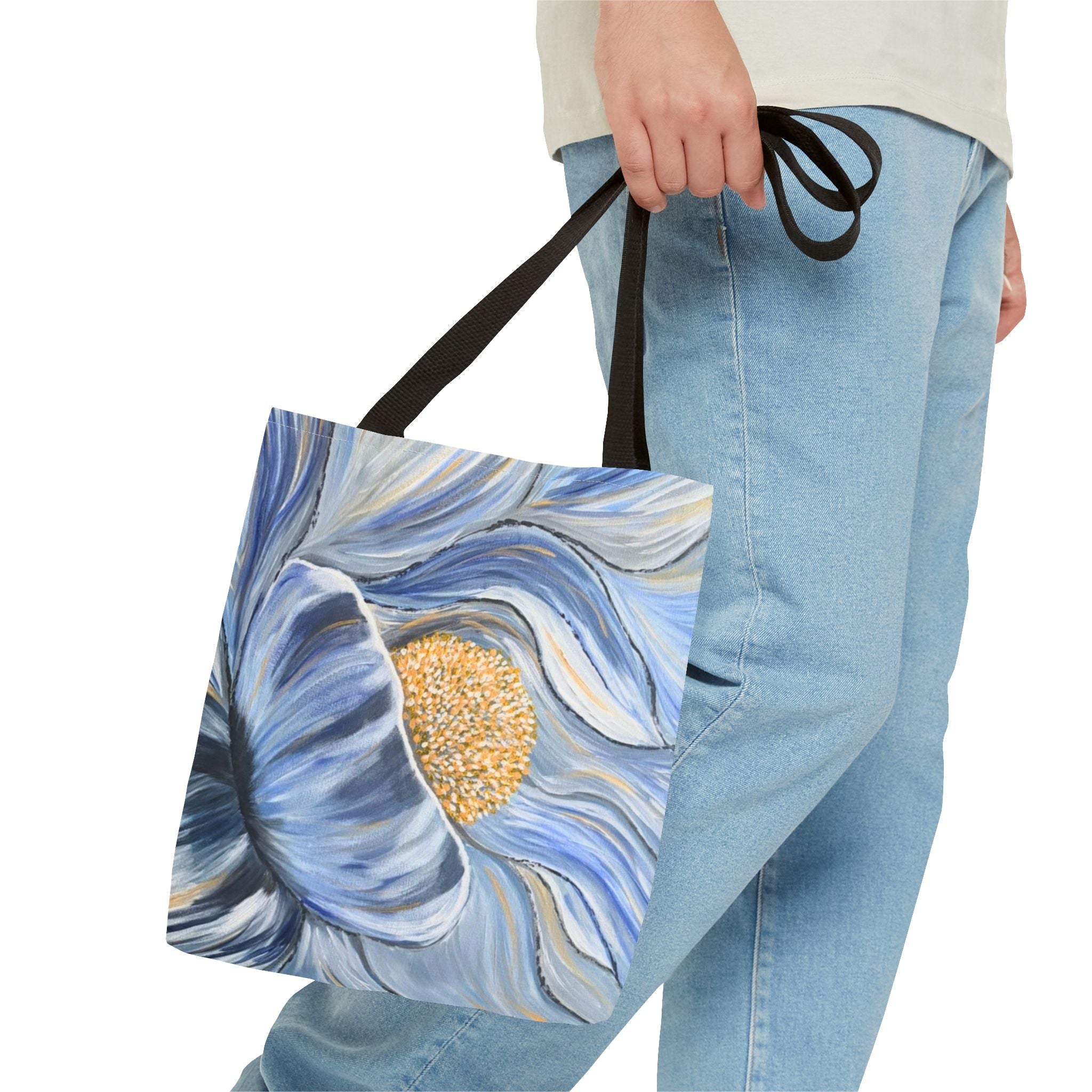 Velvet Current Hand Painted Tote Bag