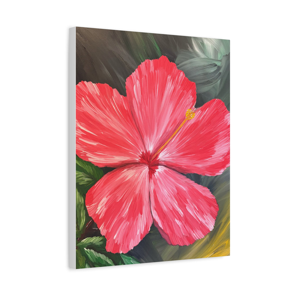 Hibiscus Hues Canvas Wall Art