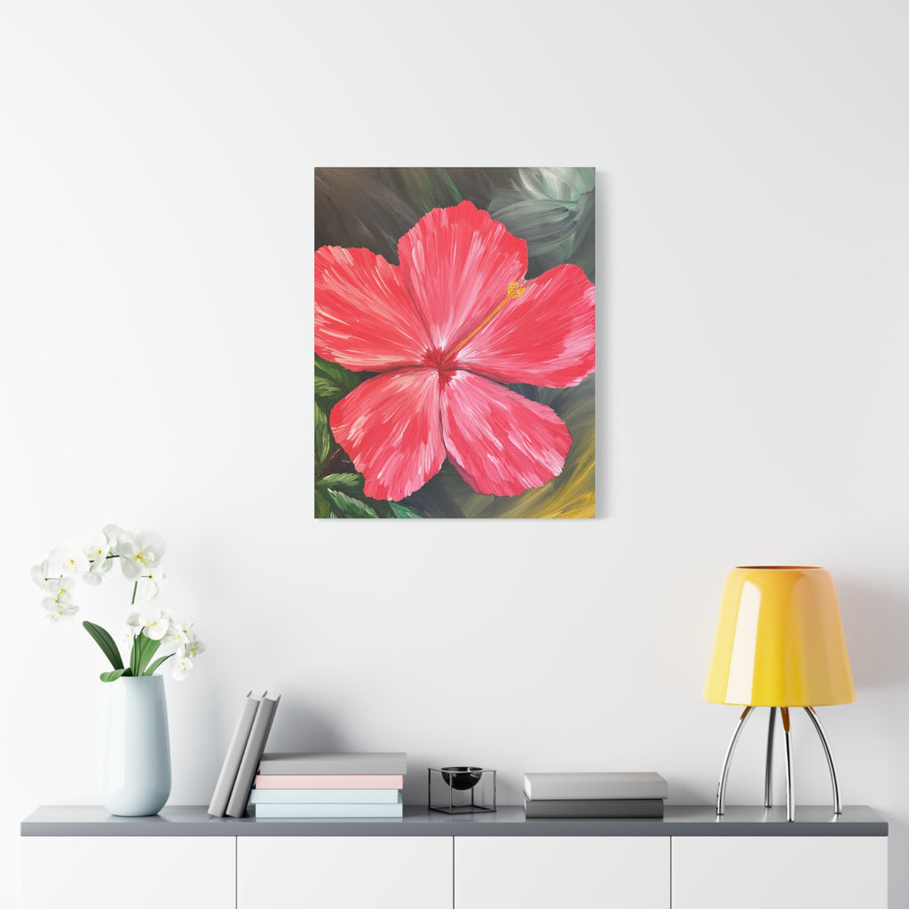 Hibiscus Hues Canvas Wall Art