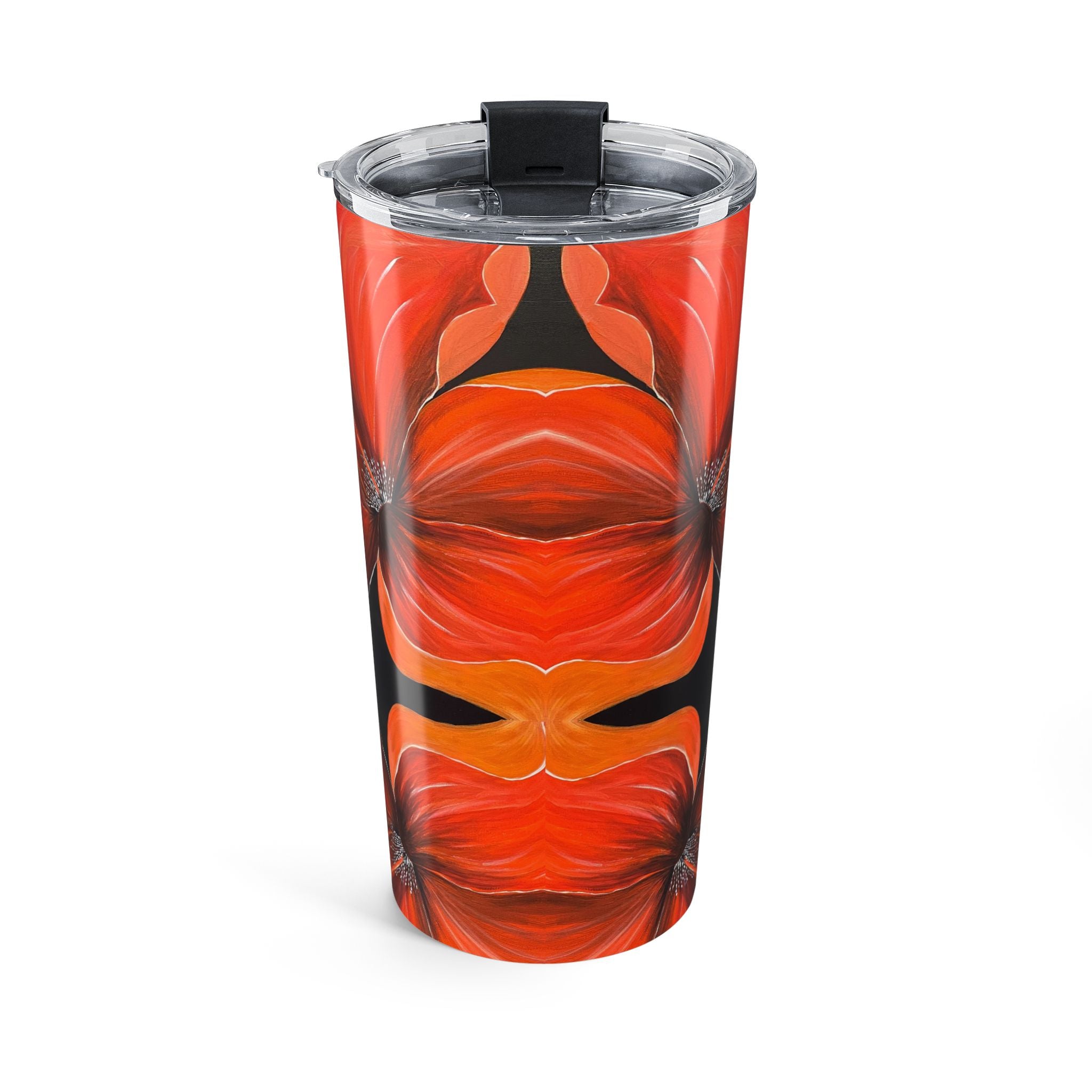 Scarlet Veil 20oz Artistic Tumbler - Perfect Hand Painted Gift