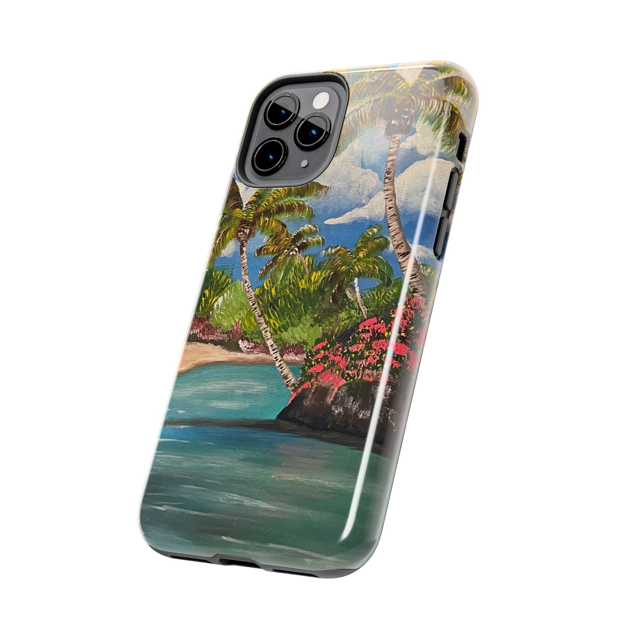 Blooming Paradise Phone Case Hand Painted Unique Designs