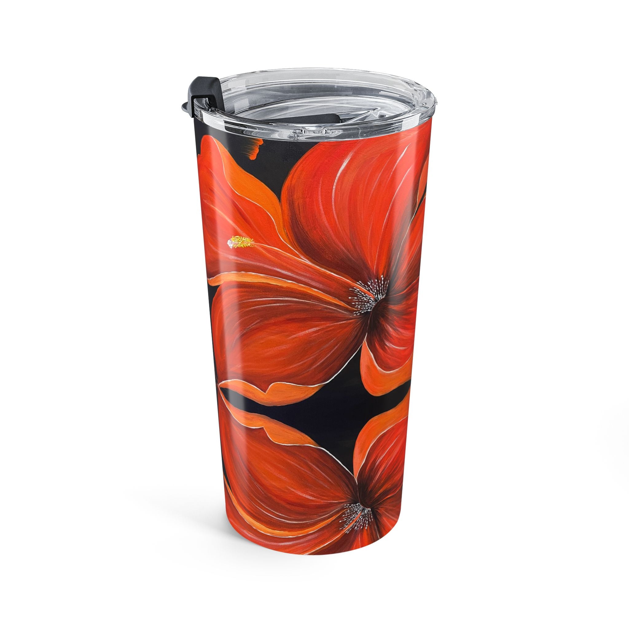 Scarlet Veil 20oz Artistic Tumbler - Perfect Hand Painted Gift