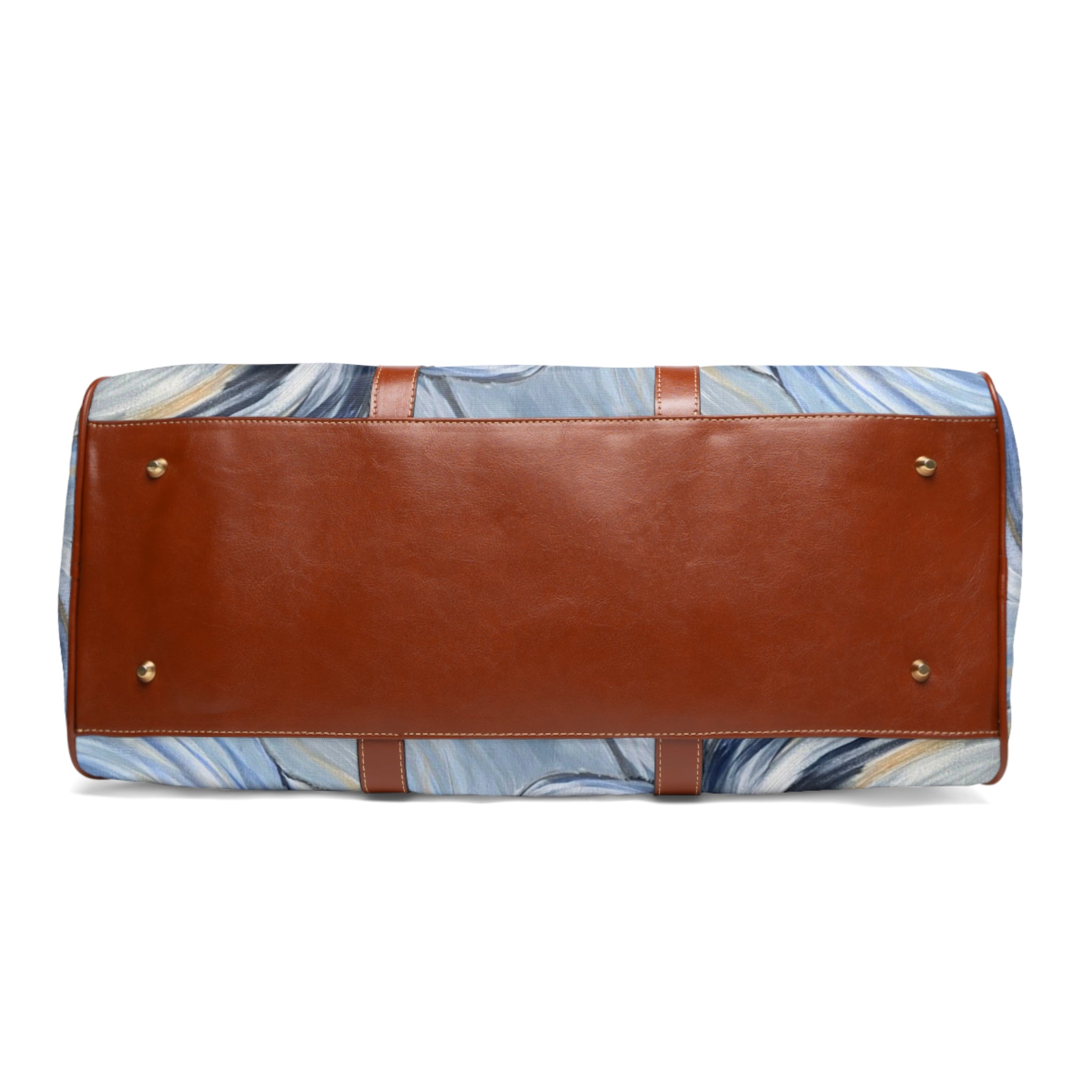 Velvet Current Weekender Bag – Waterproof Travel Duffle with Artistic Flower Print