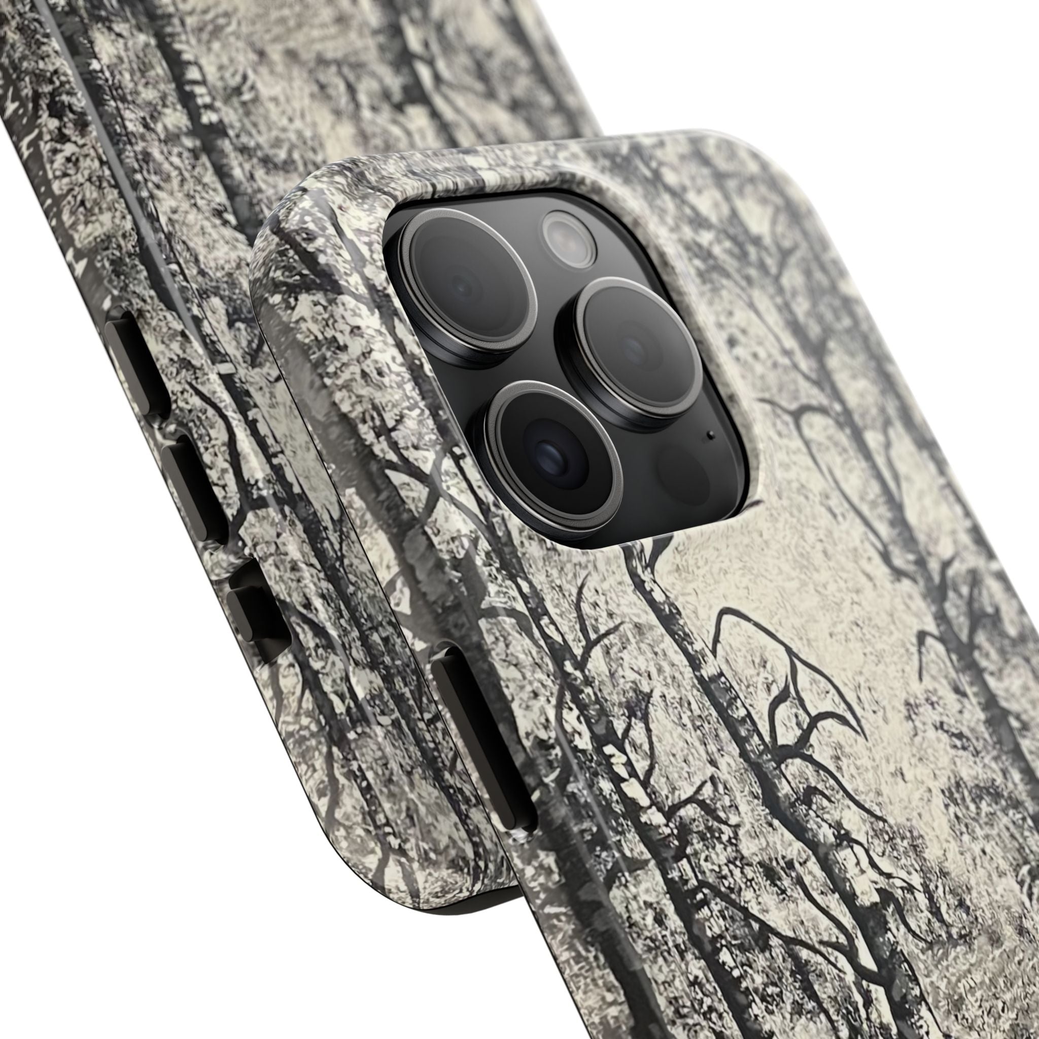 Silver Shadows Phone Case - Hand Painted Unique Designs