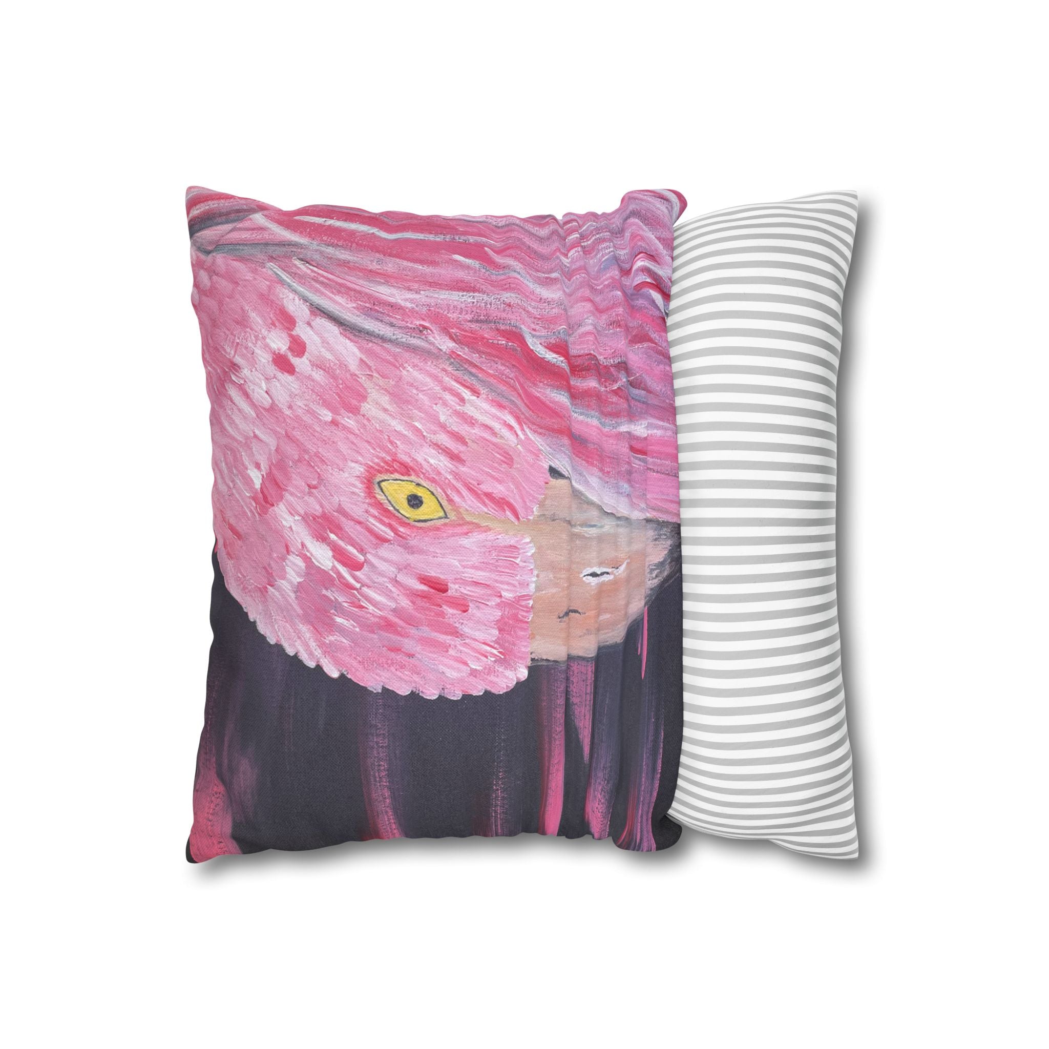 Feathered Grace Square Decorative Pillow Sham