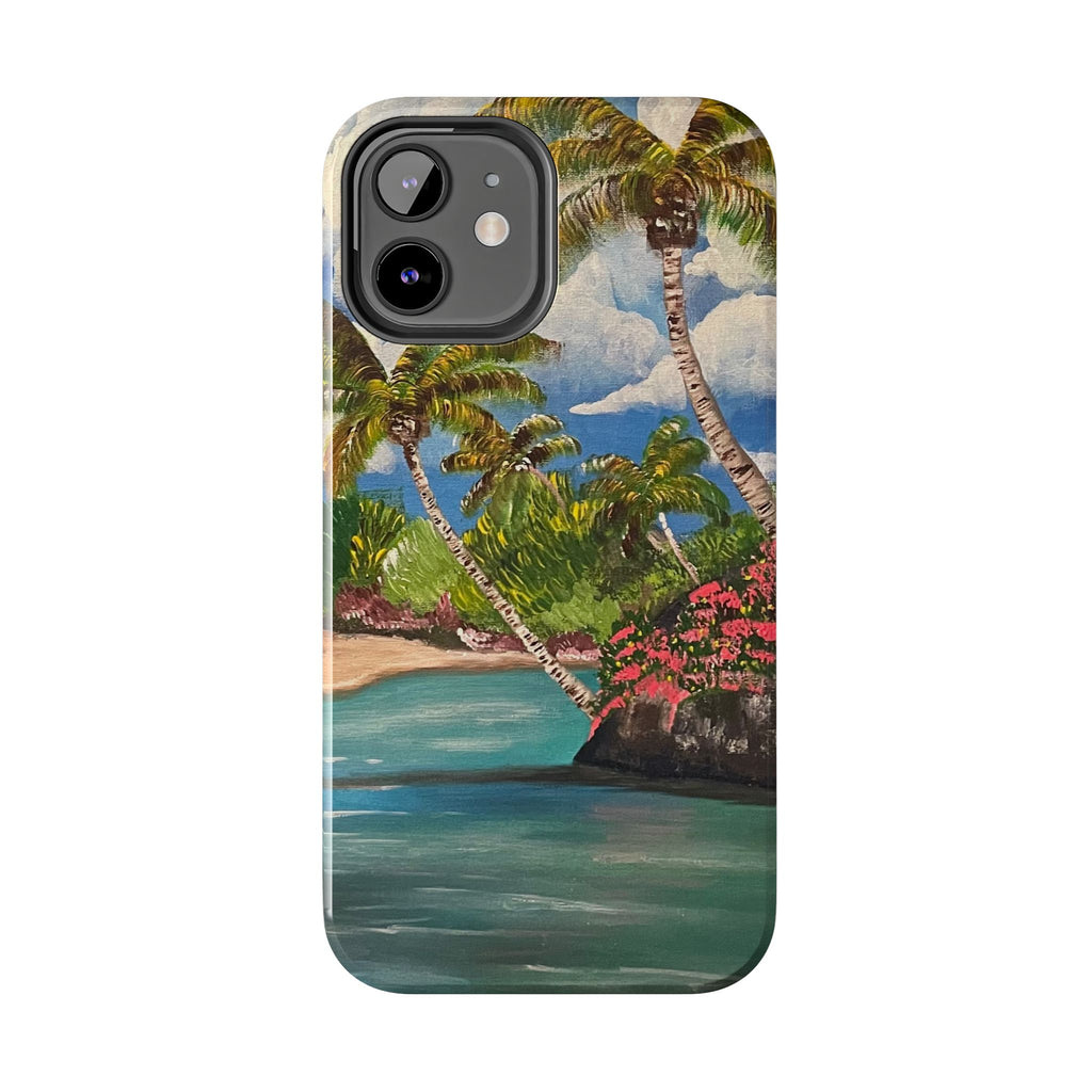 Blooming Paradise Phone Case Hand Painted Unique Designs