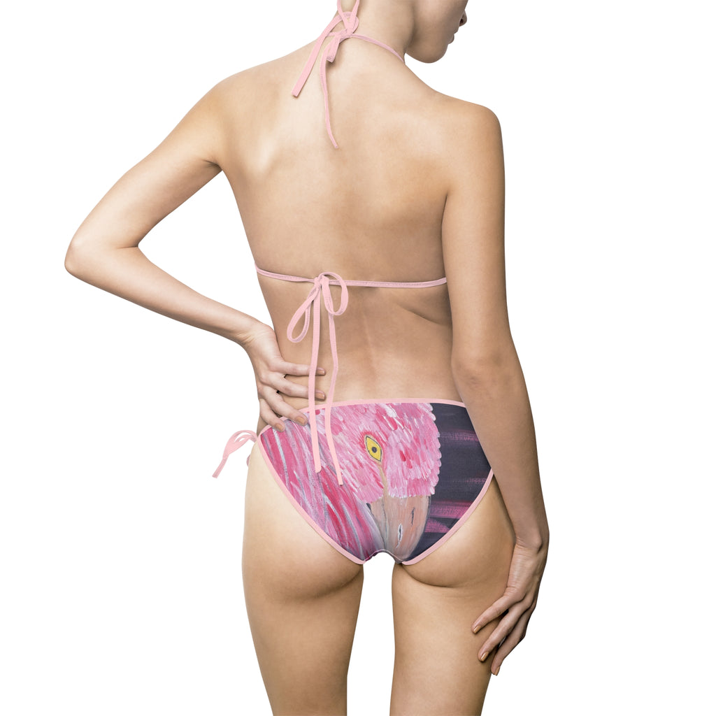 Feathered Grace Women's Bikini Set