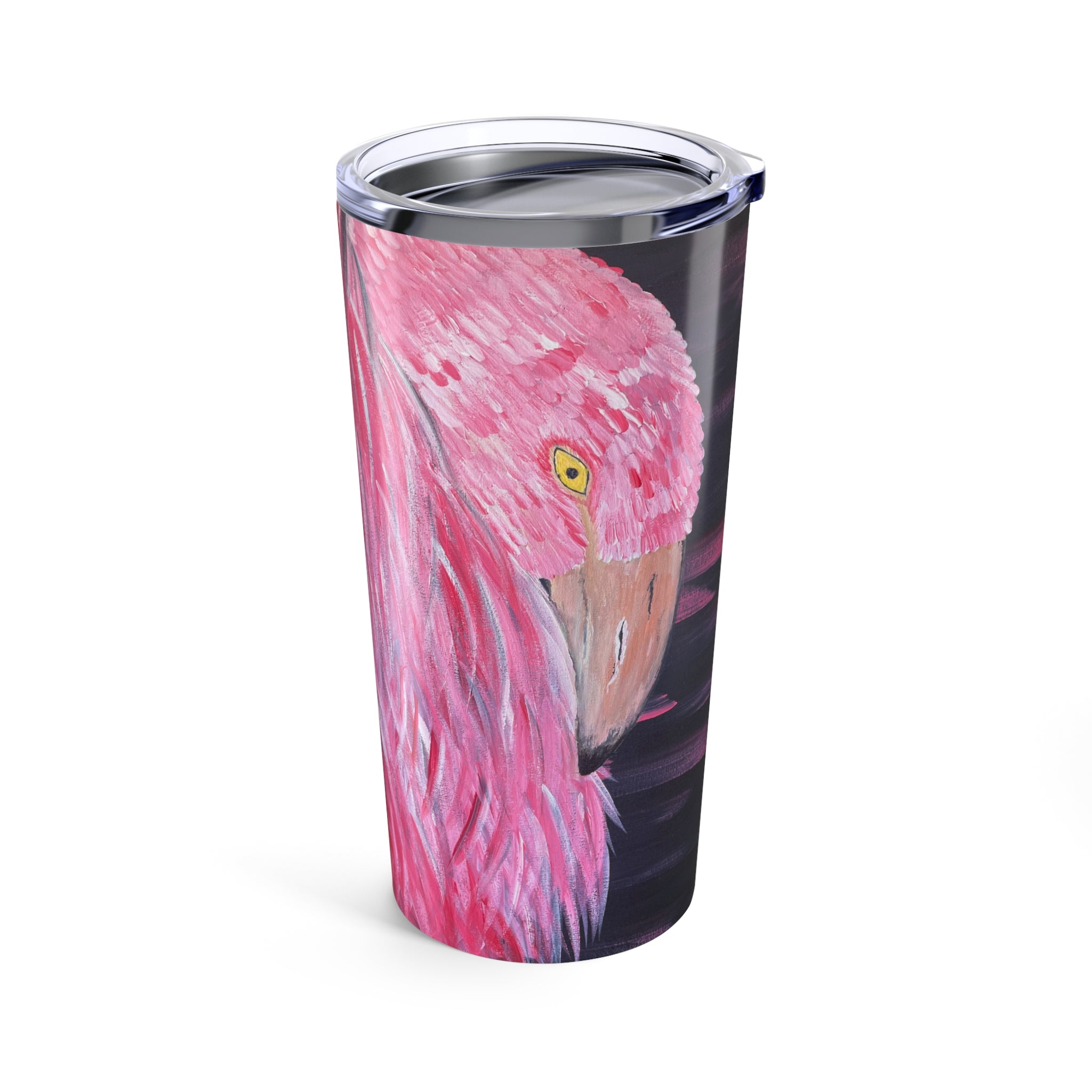 Feathered Grace 20oz Artistic Tumbler - Perfect Hand Painted Gift