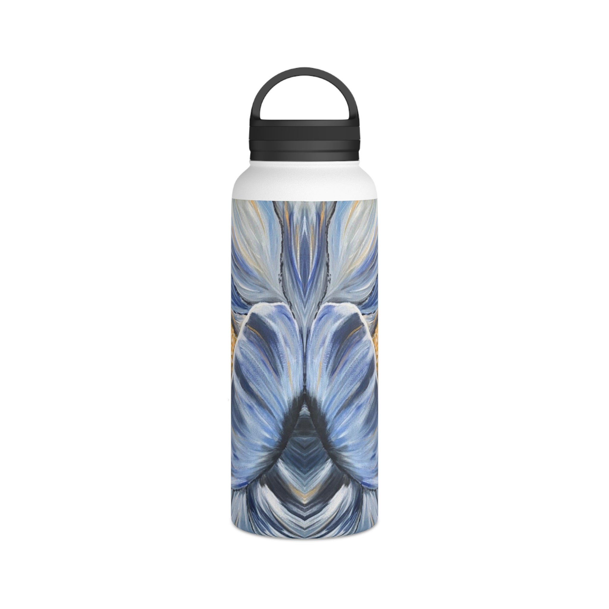 Velvet Current Stainless Steel Water Bottle with Handle Lid