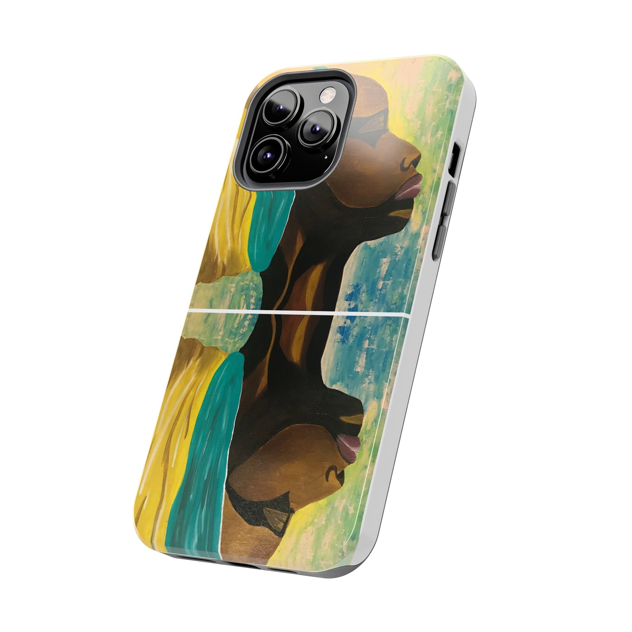 Hues of Heritage Phone Case Hand Painted