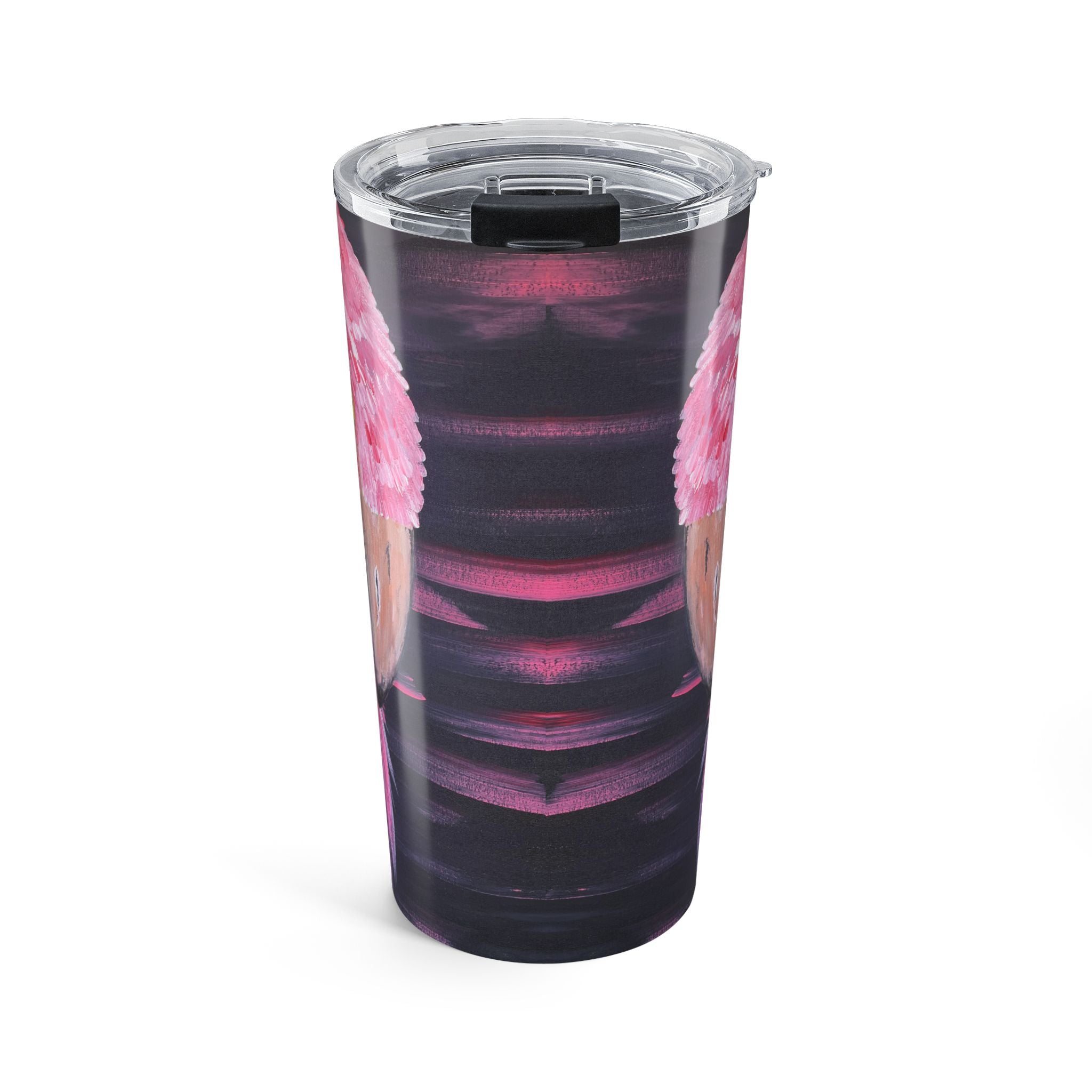 Feathered Grace 20oz Artistic Tumbler - Perfect Hand Painted Gift