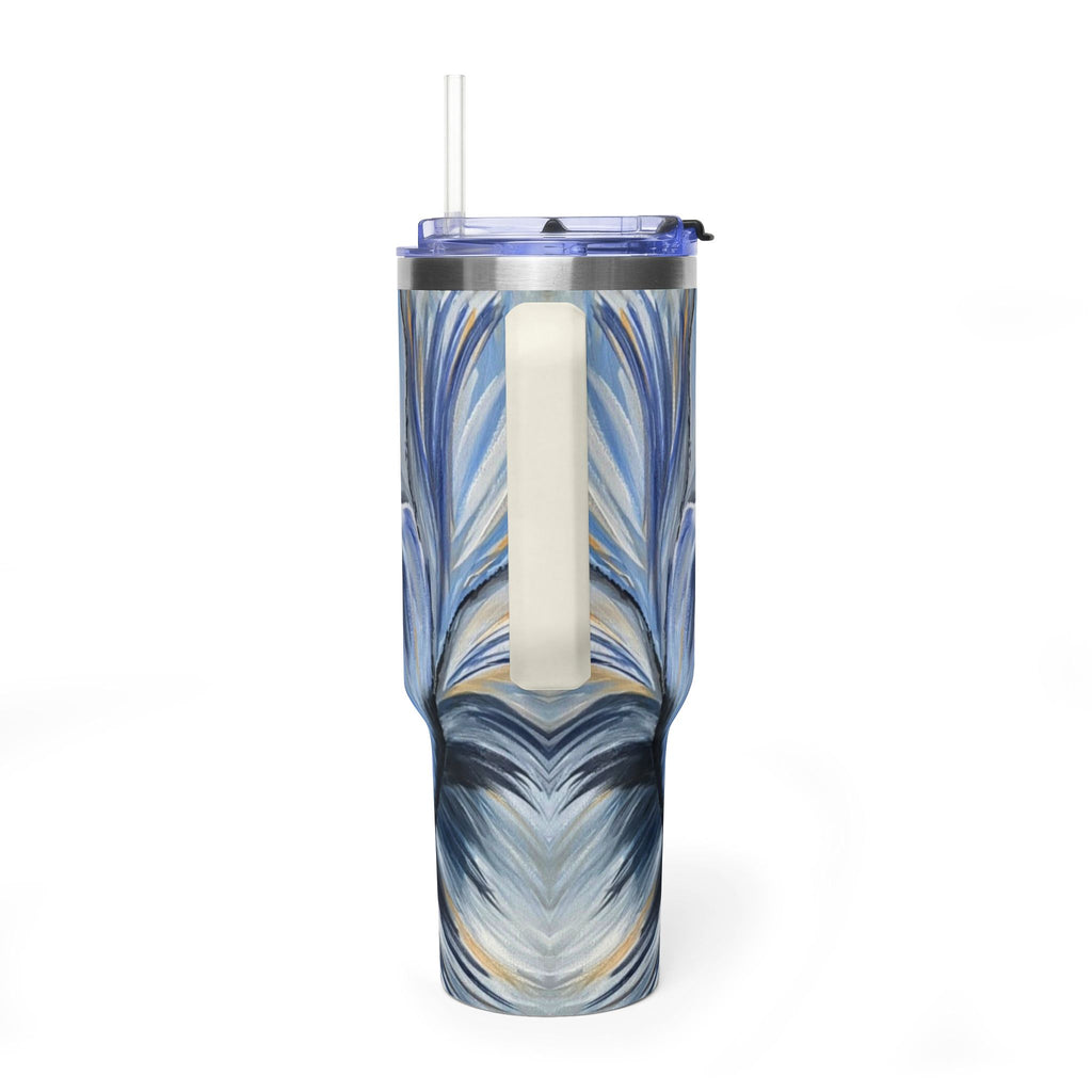 Velvet Current 40oz  Vacuum Tumbler — Insulated Travel Mug with Straw