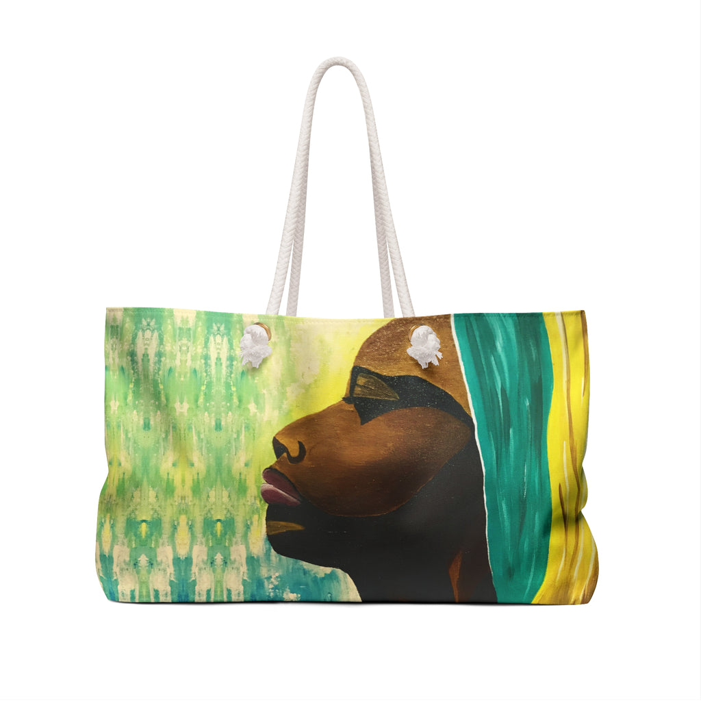 Hues of Heritage Tote Bag with Hand Painted Designs