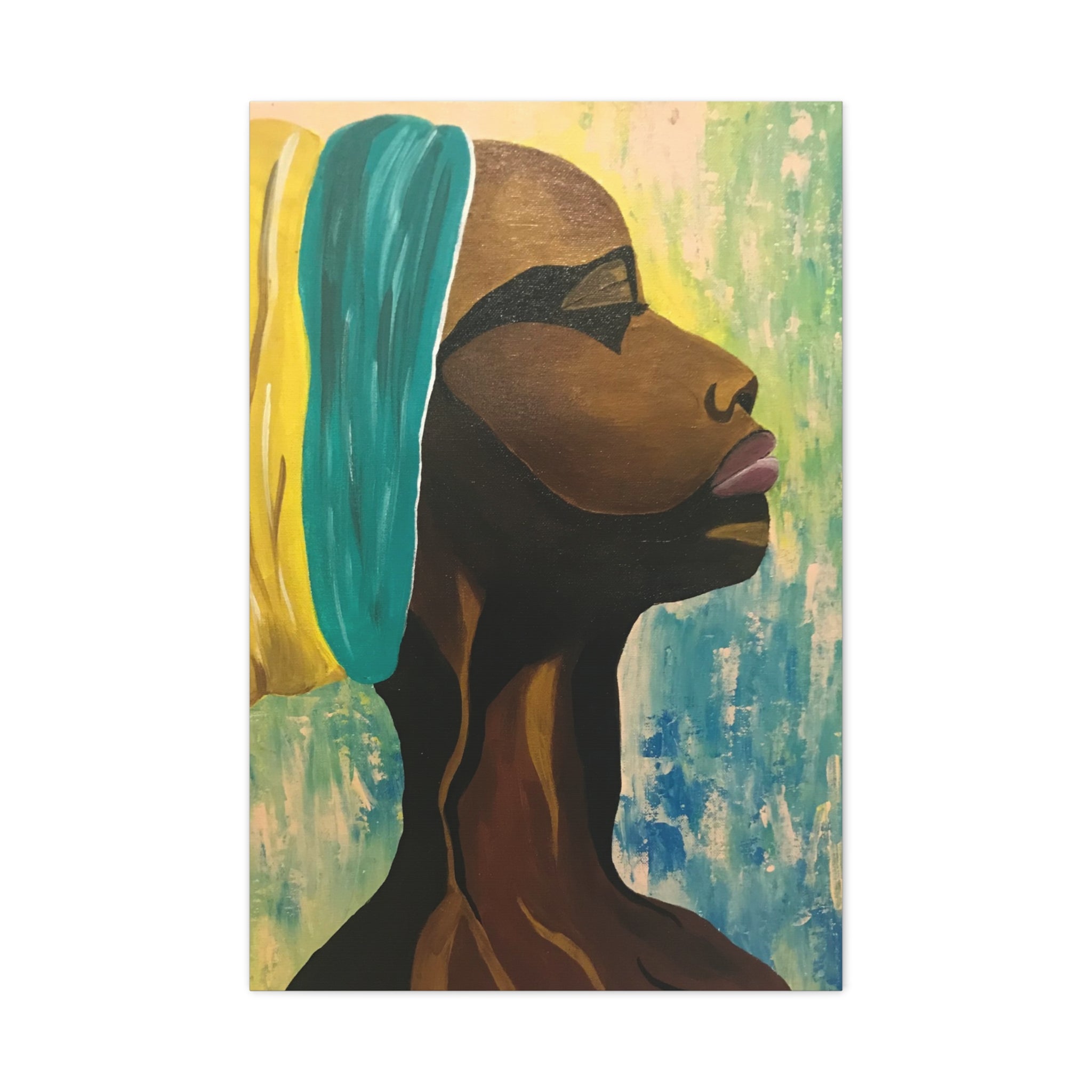 Hues of Heritage Abstract Art Canvas - Contemporary Wall Decor