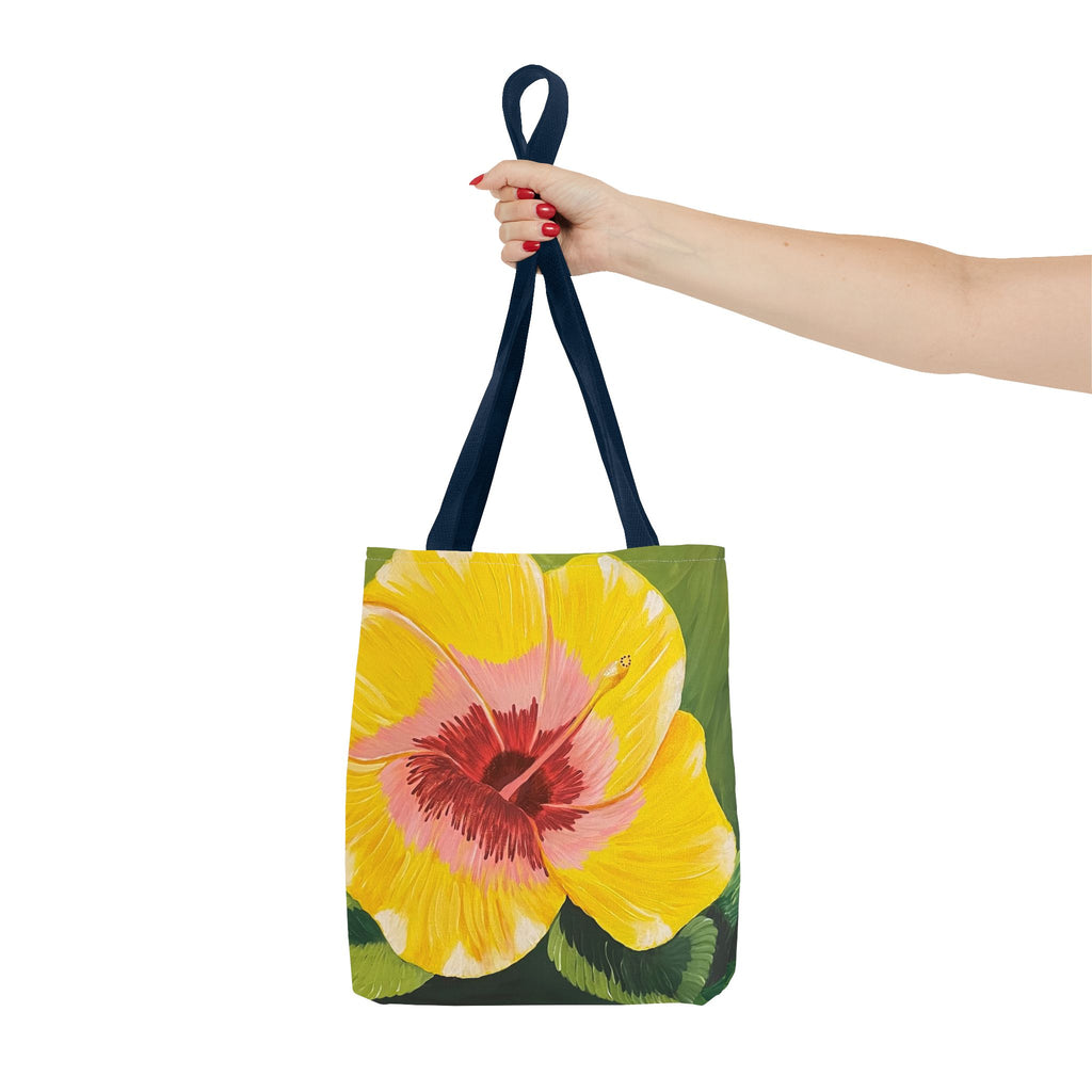 Blushing Sunrise Hand Painted Tote Bag