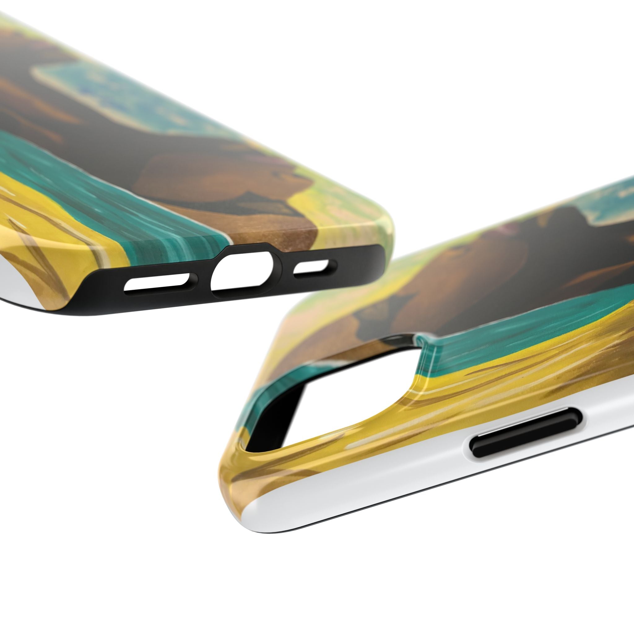 Hues of Heritage Phone Case Hand Painted