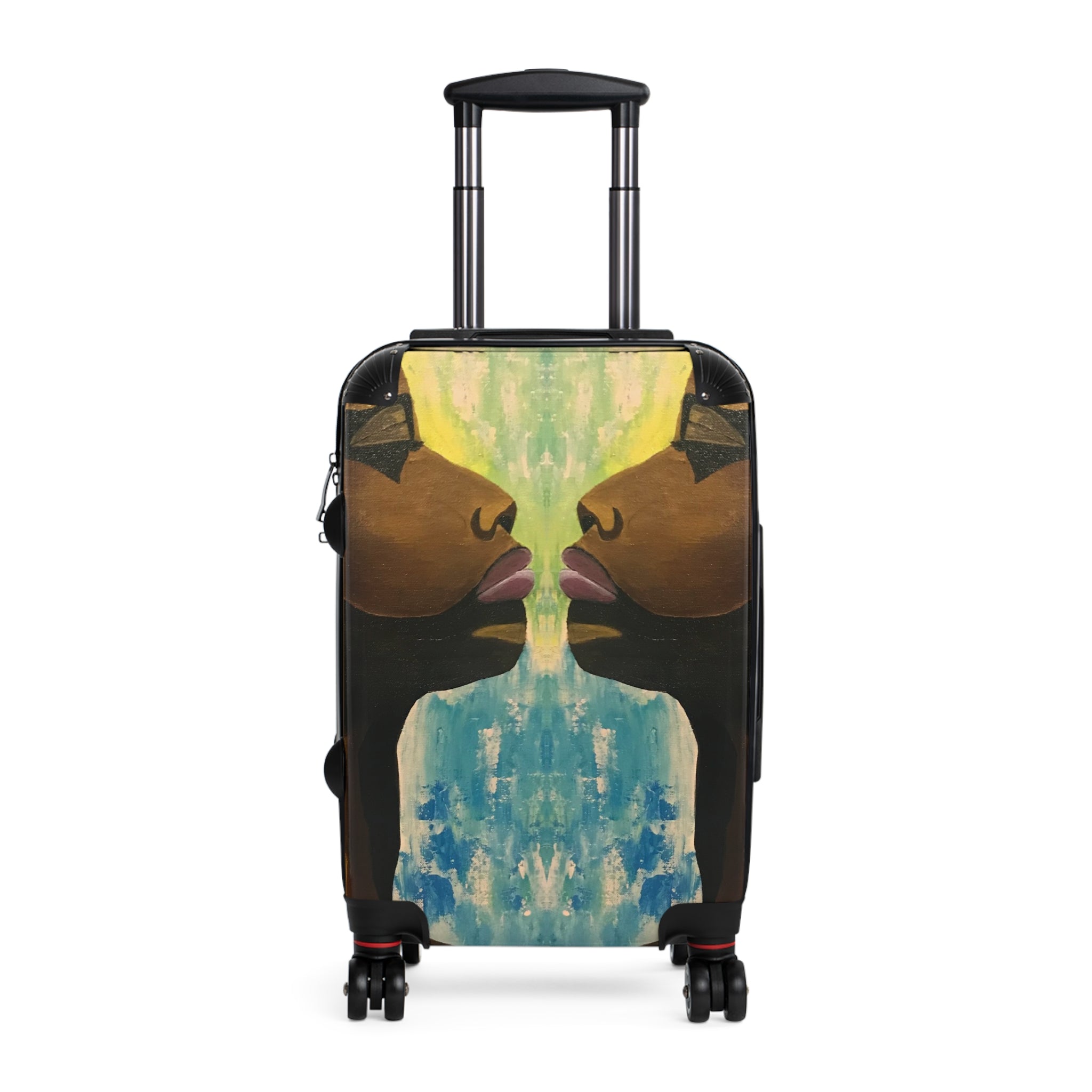 Hues of Heritage Handprinted Colorful Suitcase