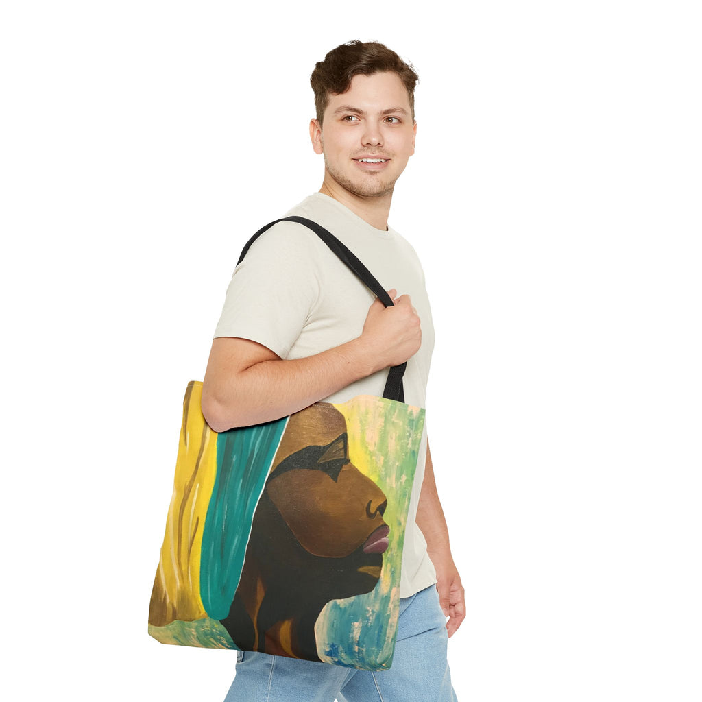 Hues of Heritage Hand Painted Tote Bag