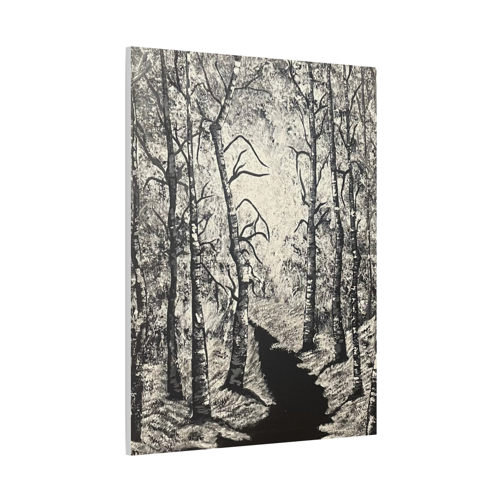 Silver Shadows Canvas Wall Art