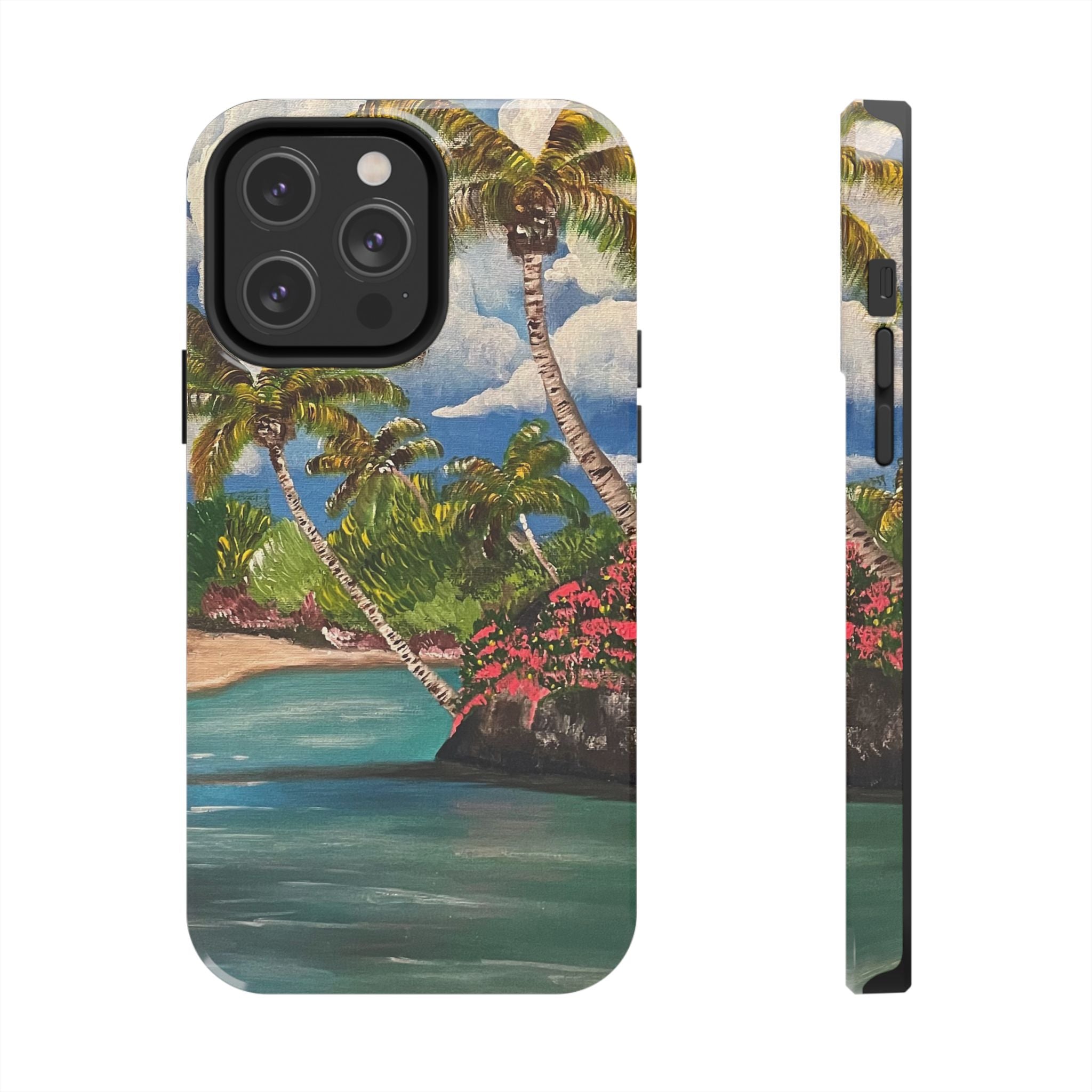 Blooming Paradise Phone Case Hand Painted Unique Designs