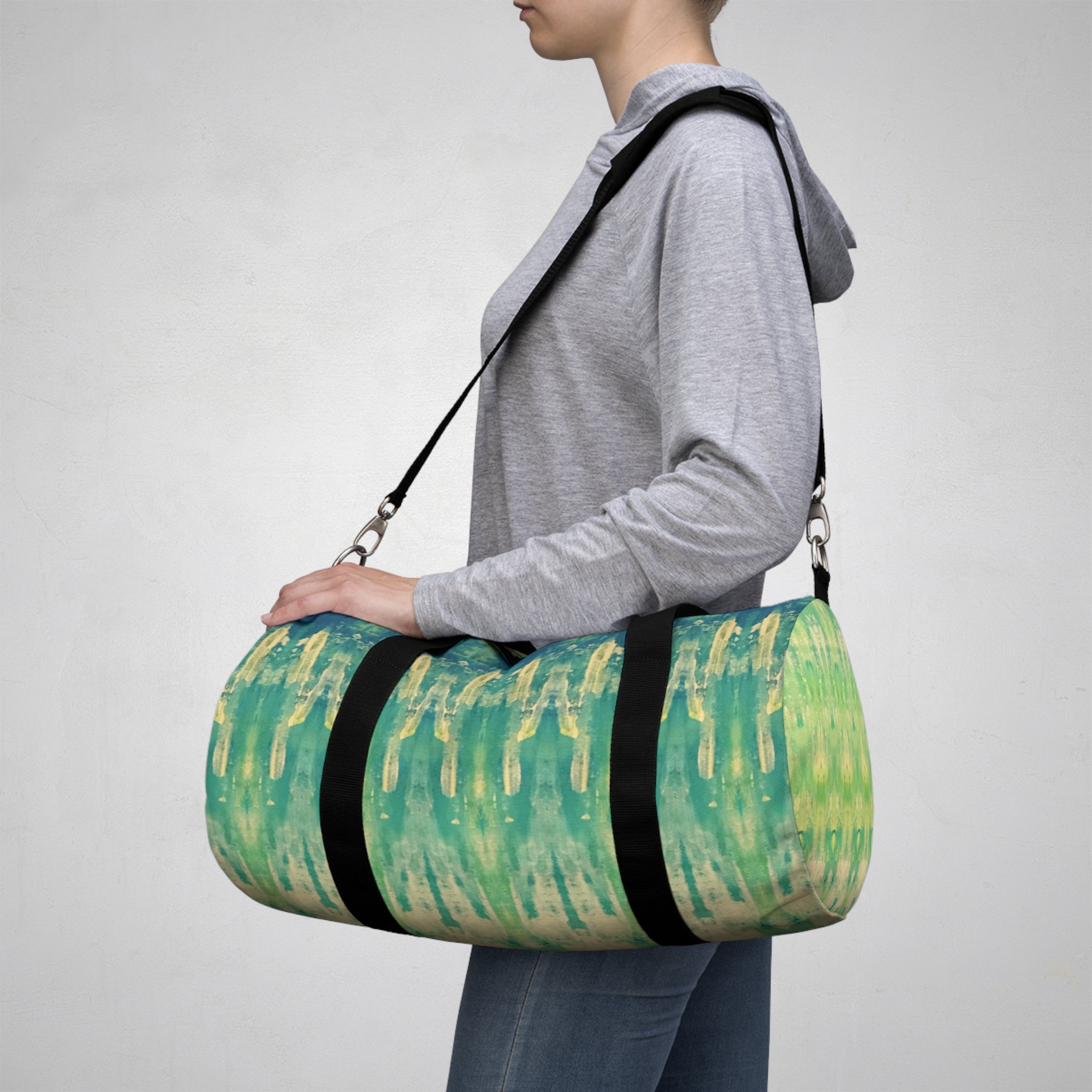 Hues of Heritage Hand Painted Duffel Bag