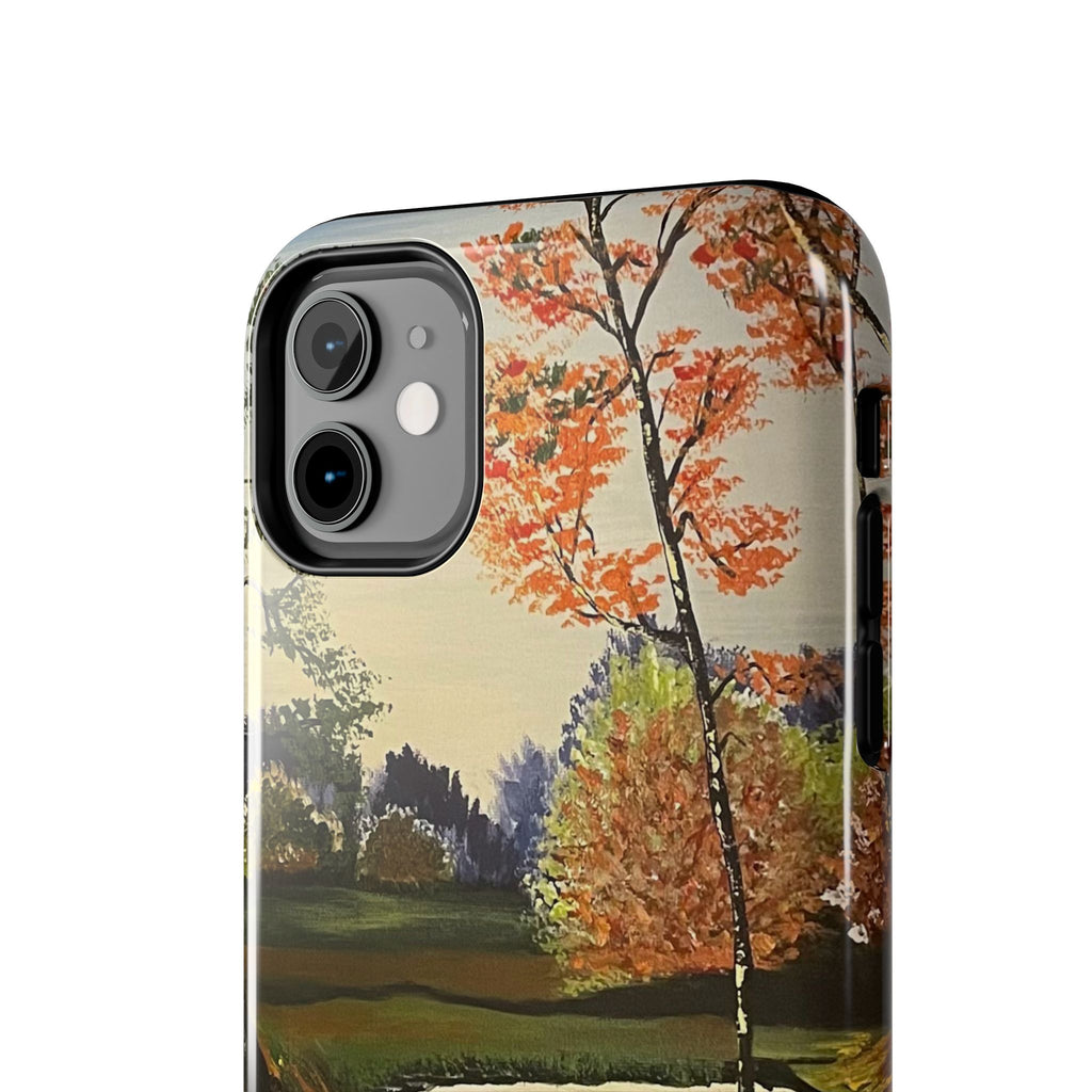 Whispering Birches Phone Case - Hand Painted Unique Designs
