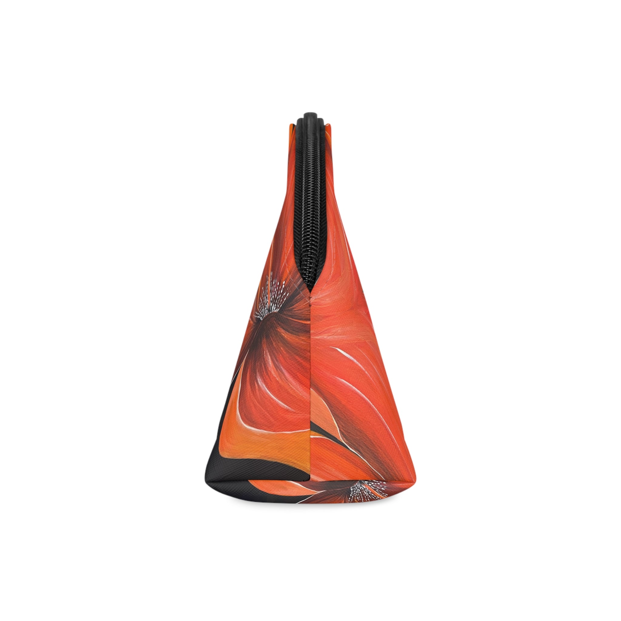 Scarlet Veil Cosmetic Pouch - Stylish Makeup Bag