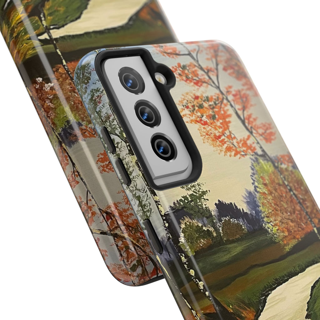 Whispering Birches Phone Case - Hand Painted Unique Designs