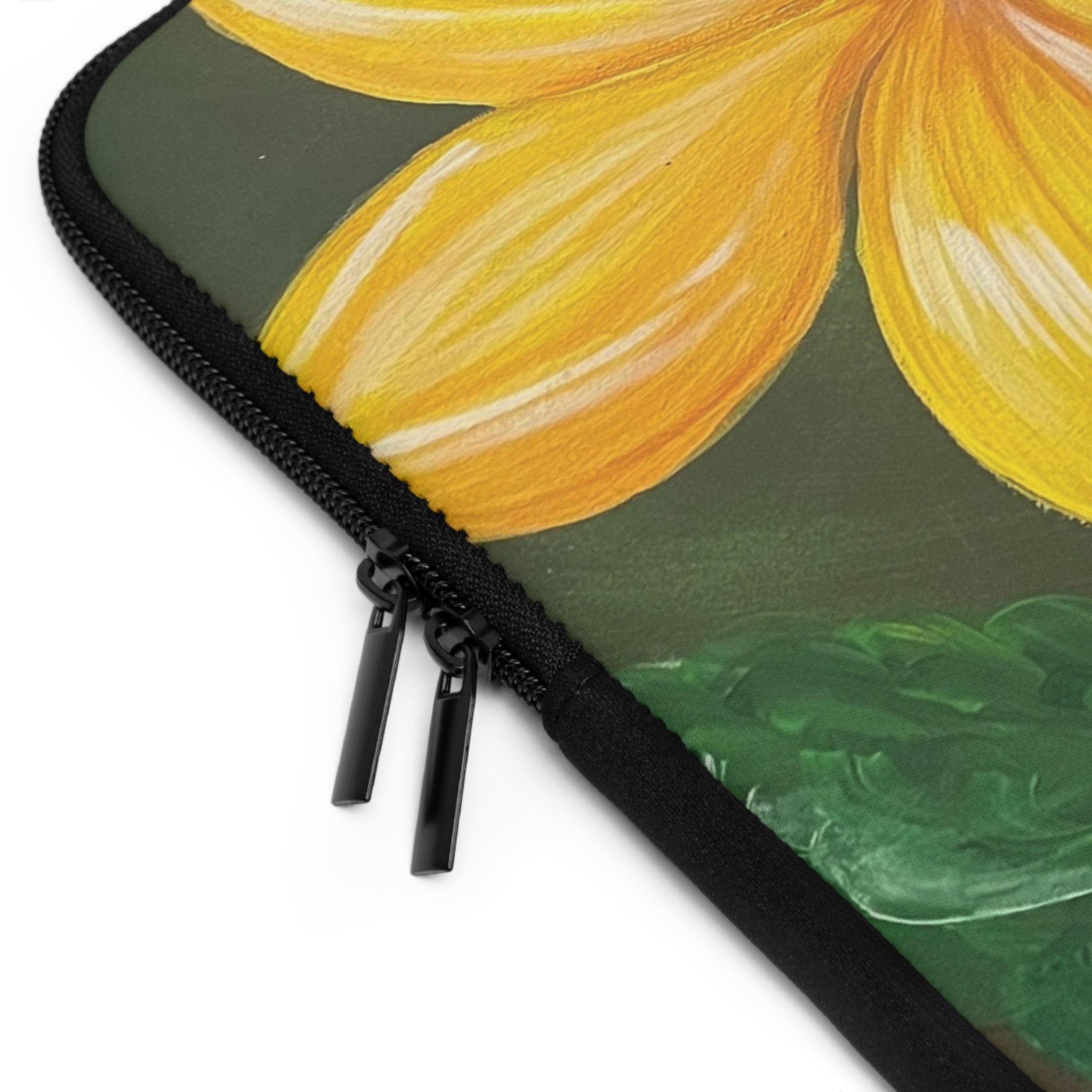 Golden Bloom Laptop Sleeve for Tech Lovers - Perfect Gift for Students and Professionals