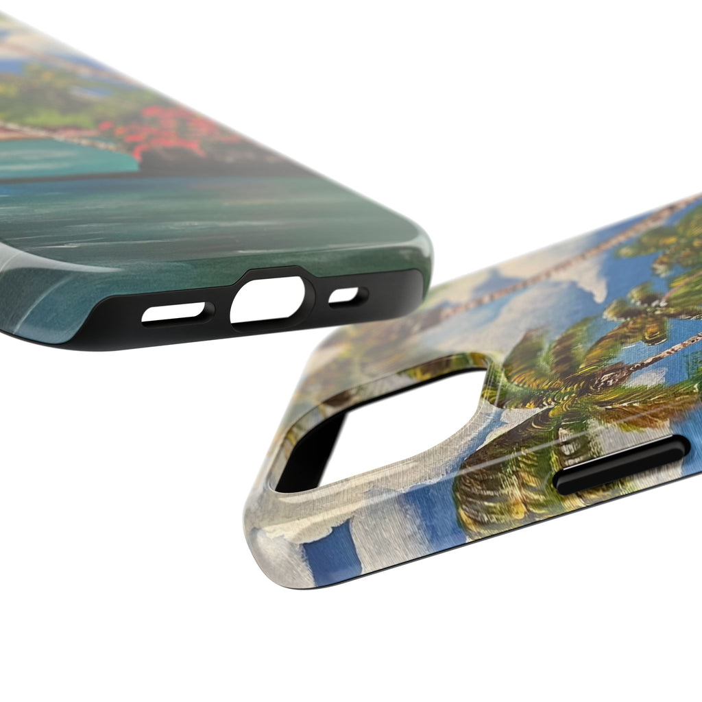 Blooming Paradise Phone Case Hand Painted Unique Designs