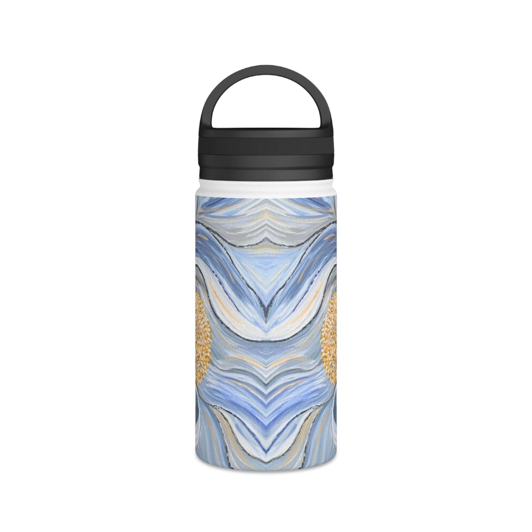 Velvet Current Stainless Steel Water Bottle with Handle Lid