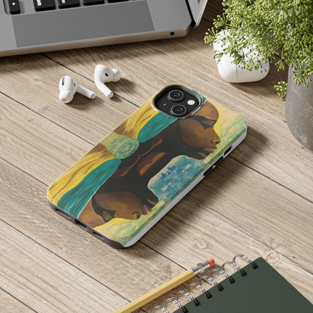 Hues of Heritage Phone Case Hand Painted
