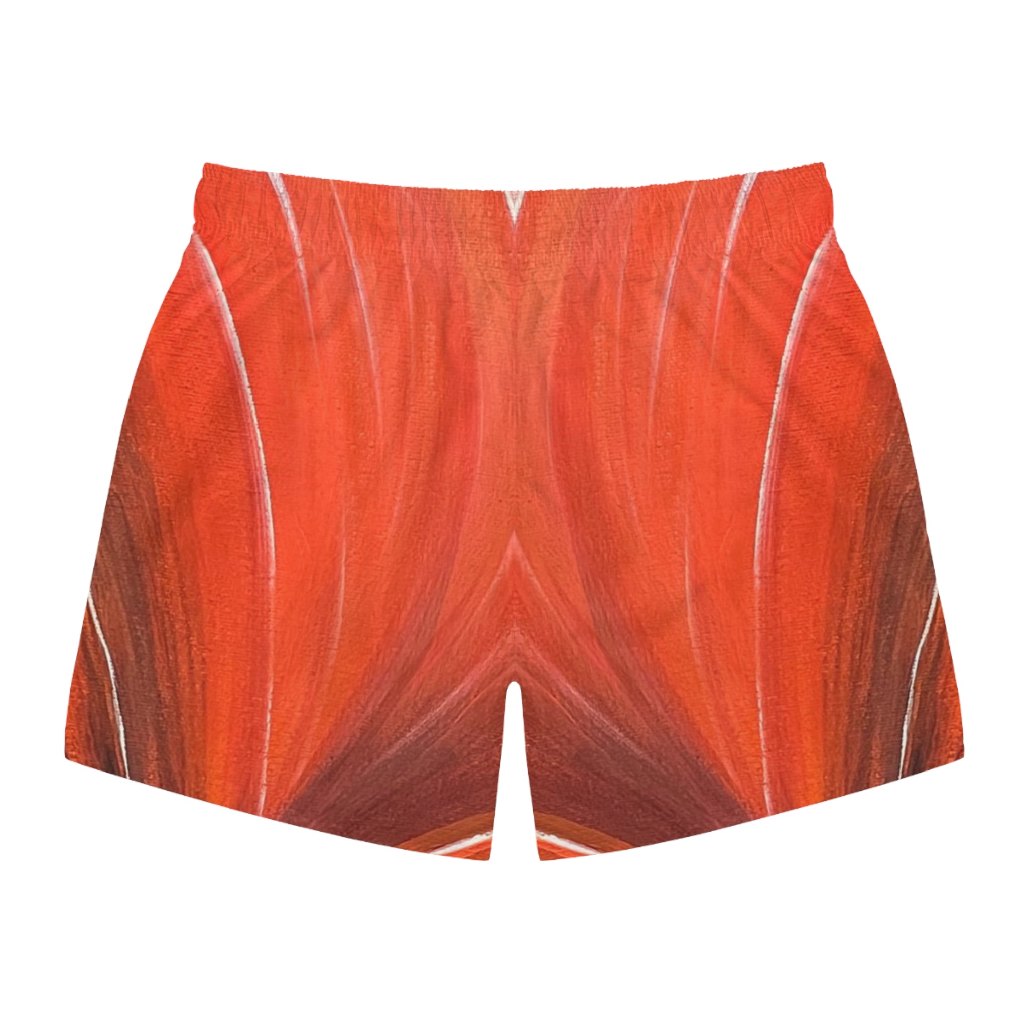 Scarlet Veil Swim Trunks