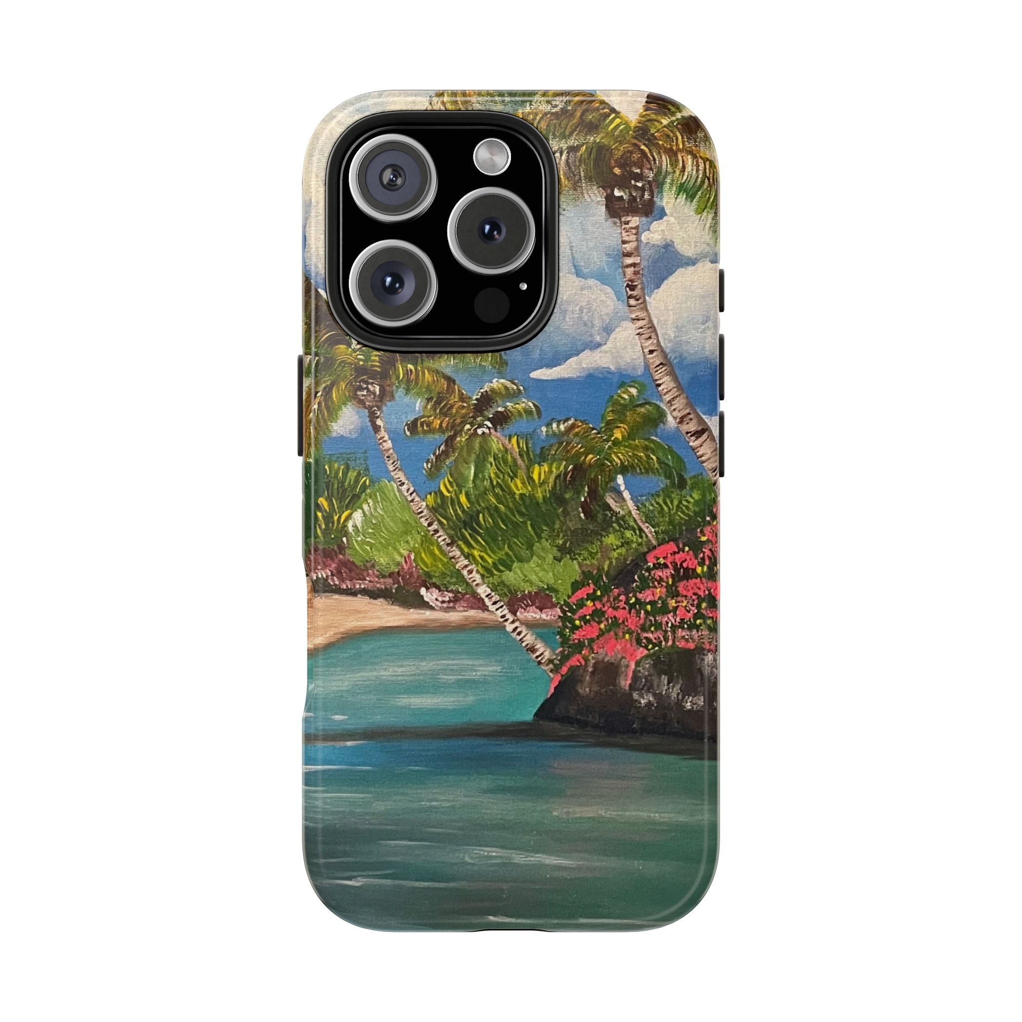 Blooming Paradise Phone Case Hand Painted Unique Designs