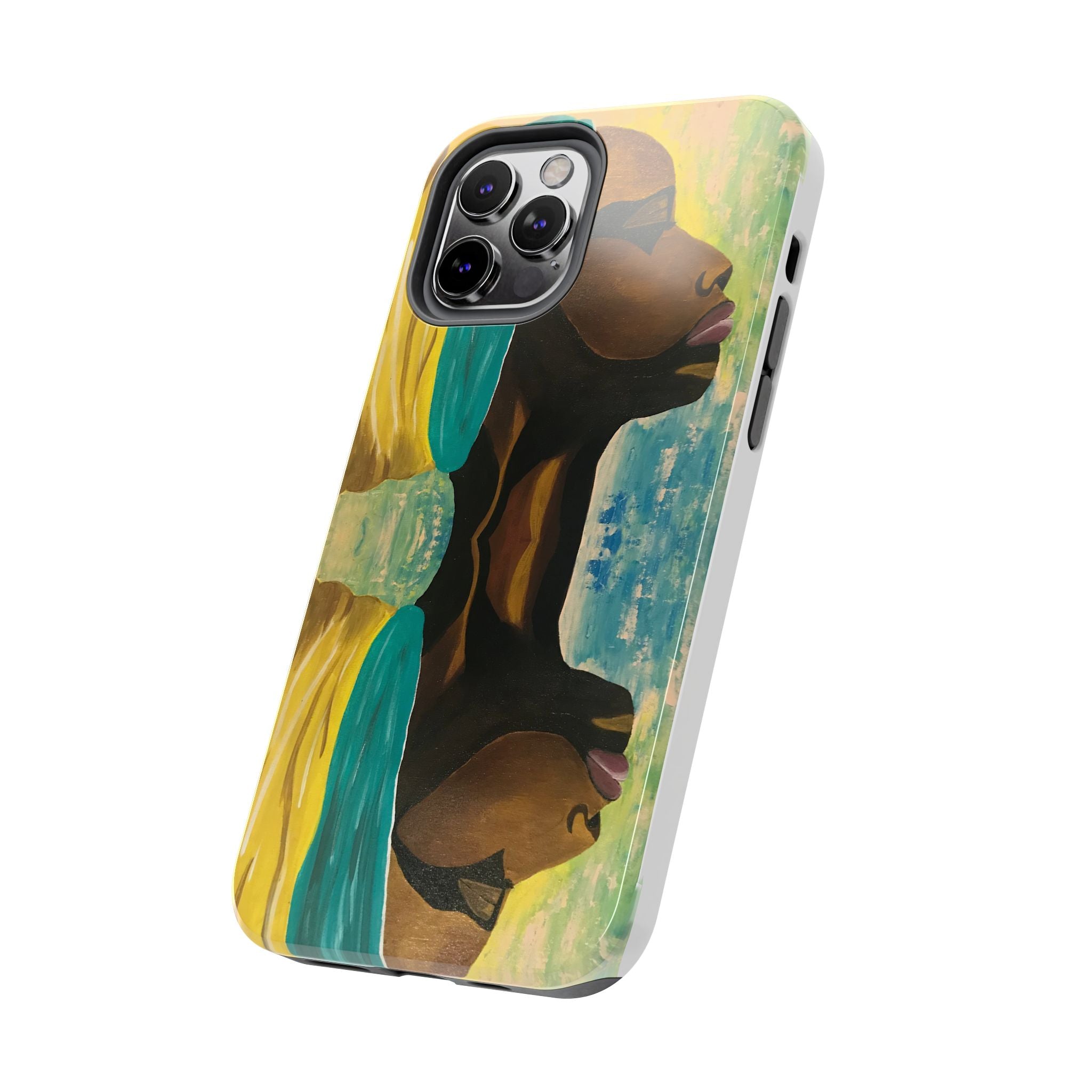 Hues of Heritage Phone Case Hand Painted