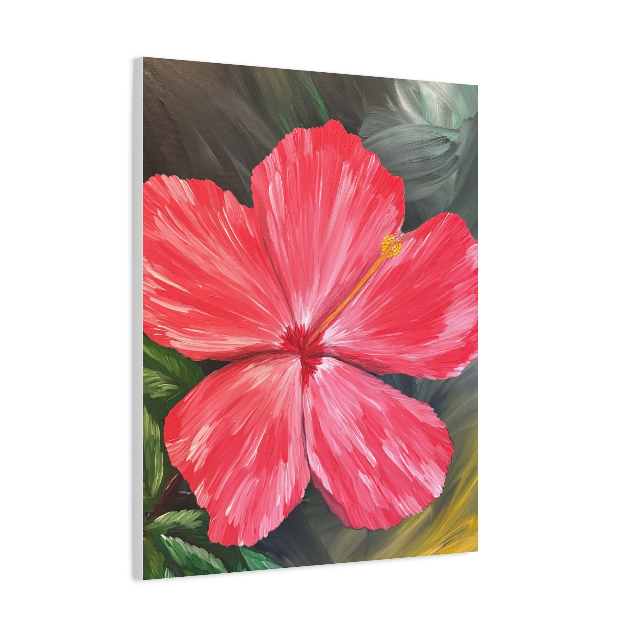 Hibiscus Hues Canvas Wall Art