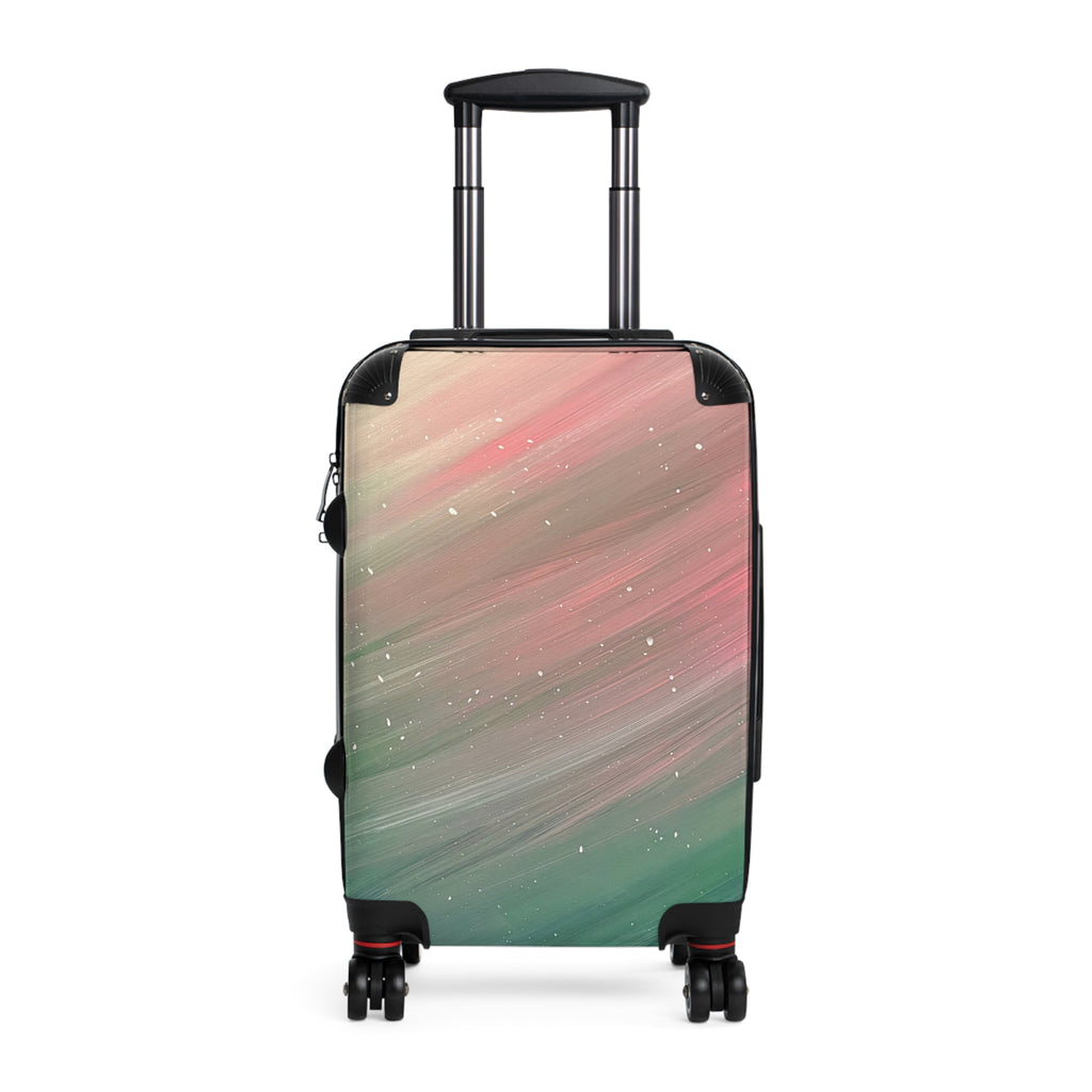North Sky Handprinted Colorful Suitcase
