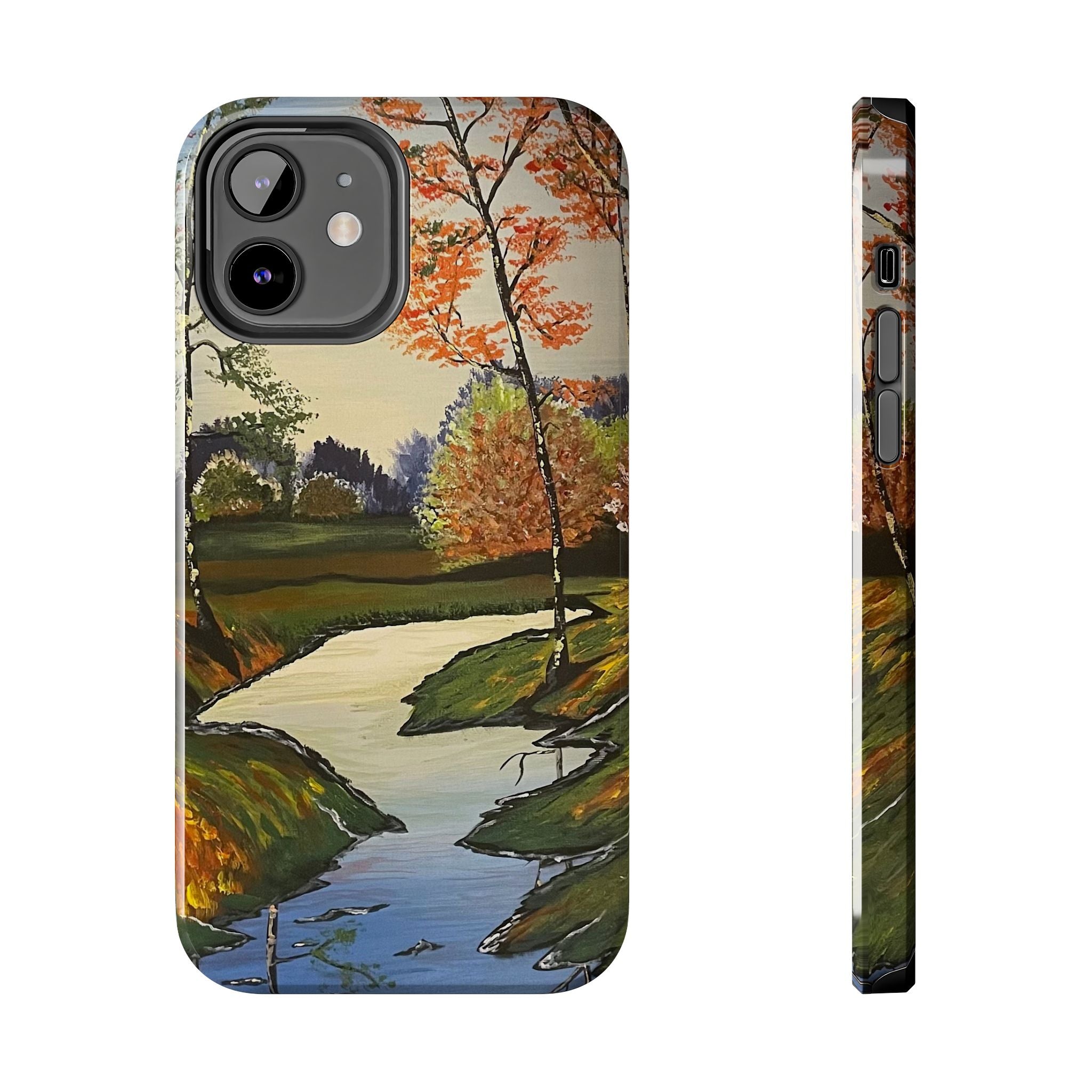 Whispering Birches Phone Case - Hand Painted Unique Designs