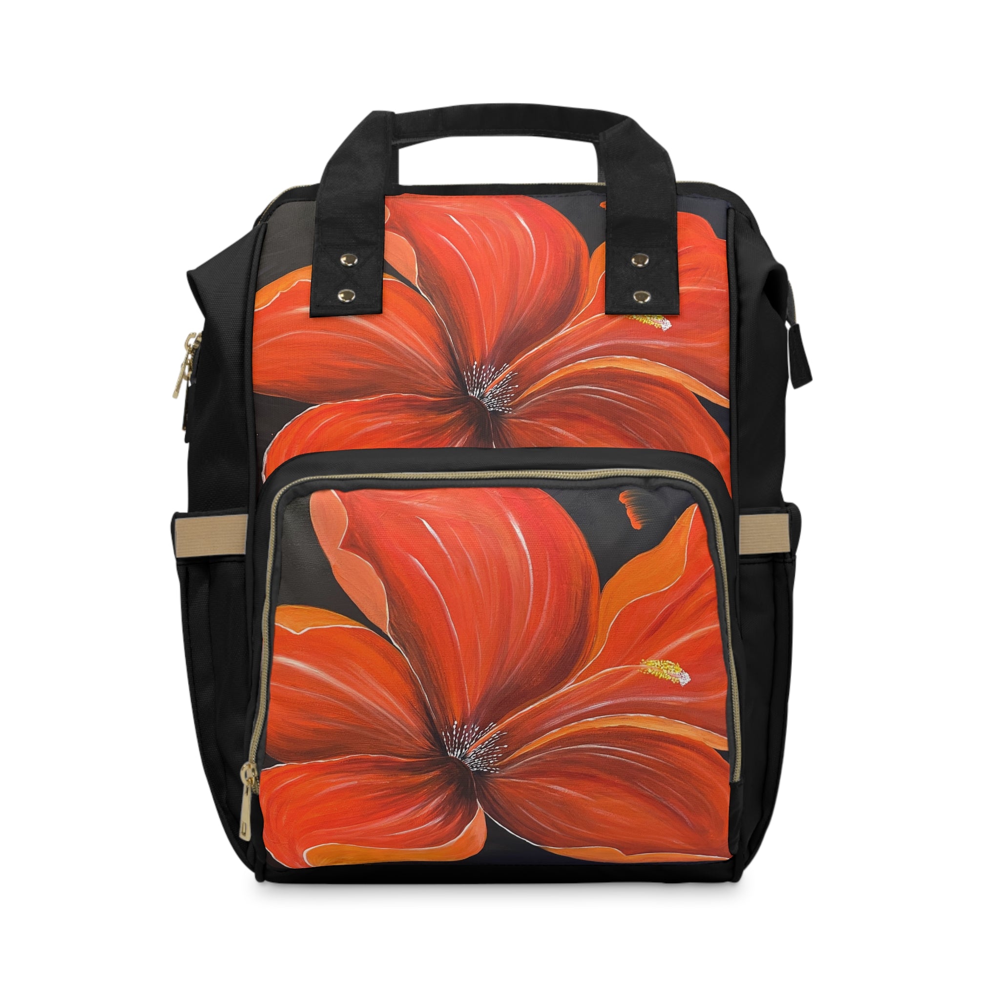 Scarlet Veil Stylish Multifunctional Backpack