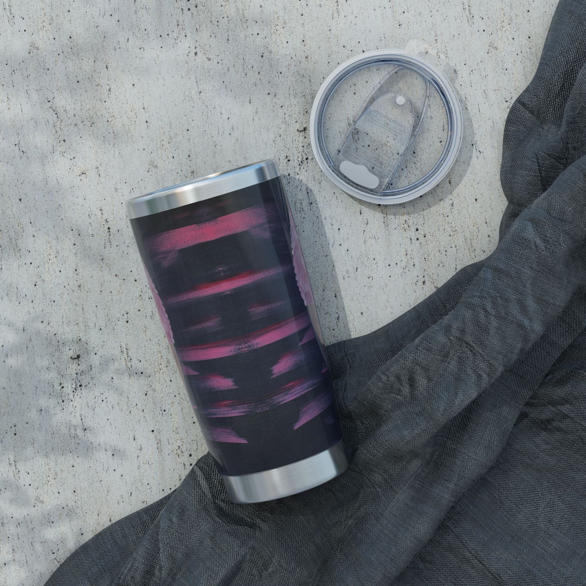 Feathered Grace 20oz Insulated Drinkware, Summer Travel Mug, Gift for Nature Lovers, Eco-Friendly Hydration