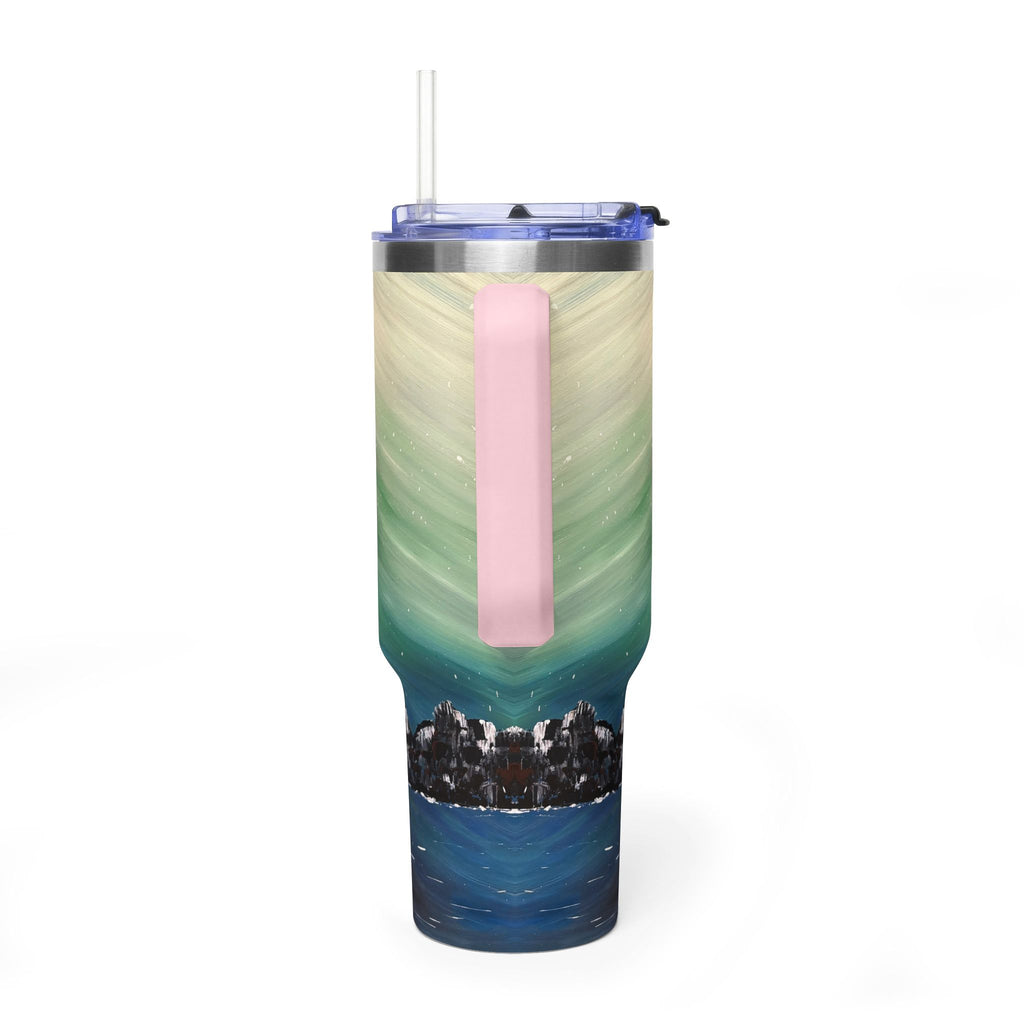 The North Sky 40oz  Vacuum Tumbler — Insulated Travel Mug with Straw