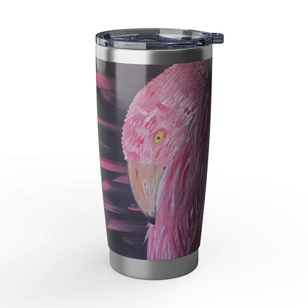 Feathered Grace 20oz Insulated Drinkware, Summer Travel Mug, Gift for Nature Lovers, Eco-Friendly Hydration