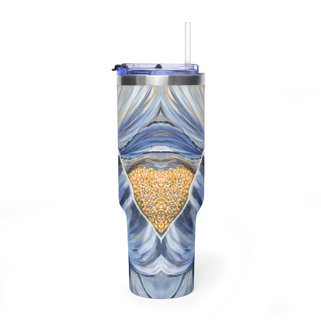 Velvet Current 40oz  Vacuum Tumbler — Insulated Travel Mug with Straw