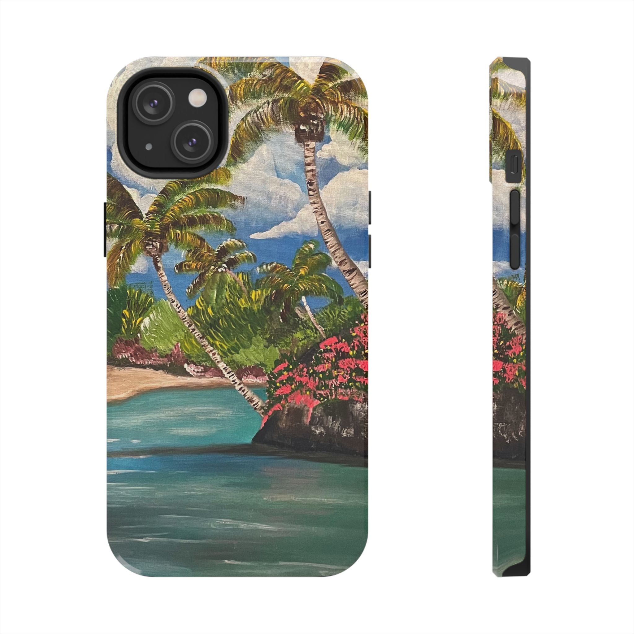 Blooming Paradise Phone Case Hand Painted Unique Designs