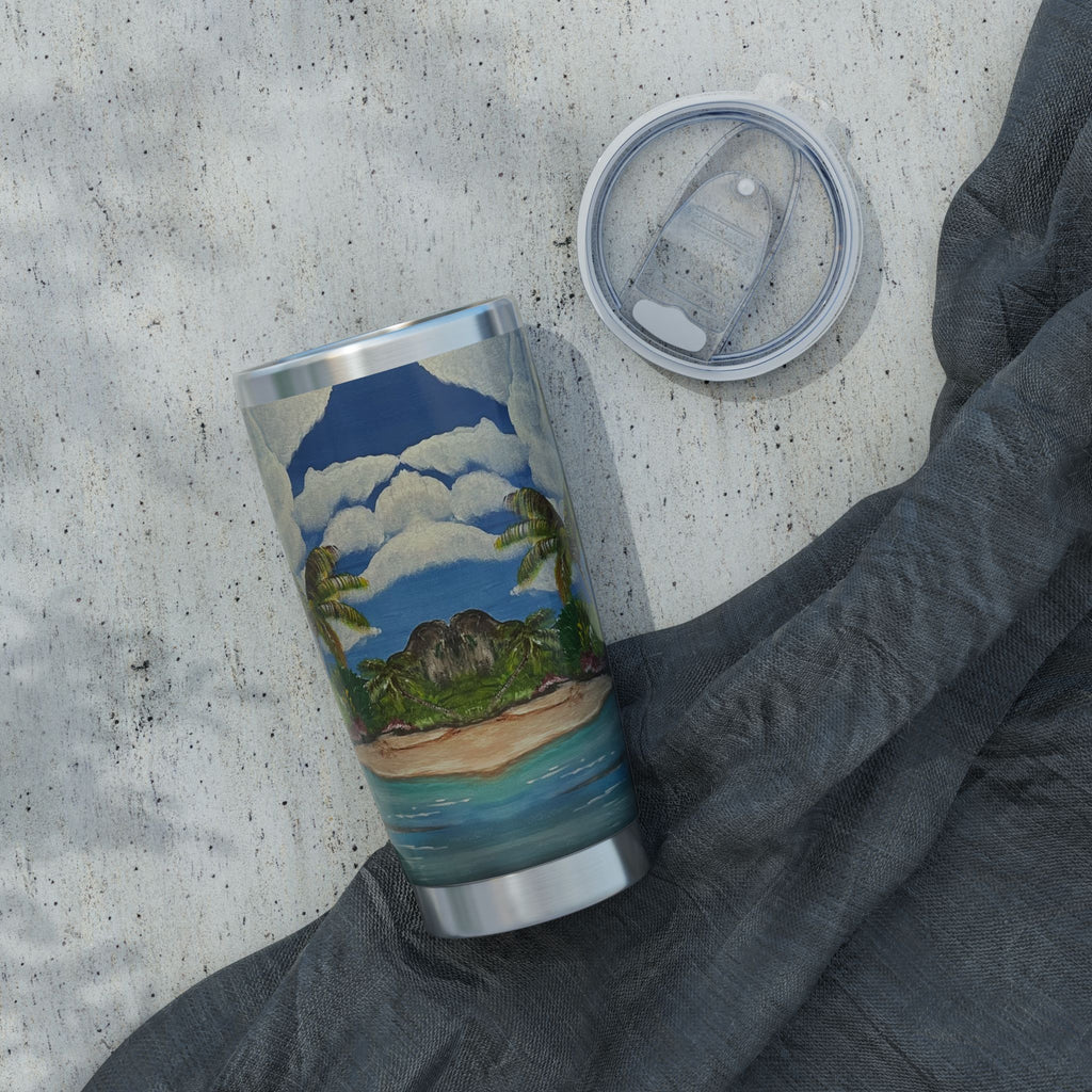 Blooming Paradise 20oz Insulated Drinkware, Summer Travel Mug, Gift for Nature Lovers, Eco-Friendly Hydration