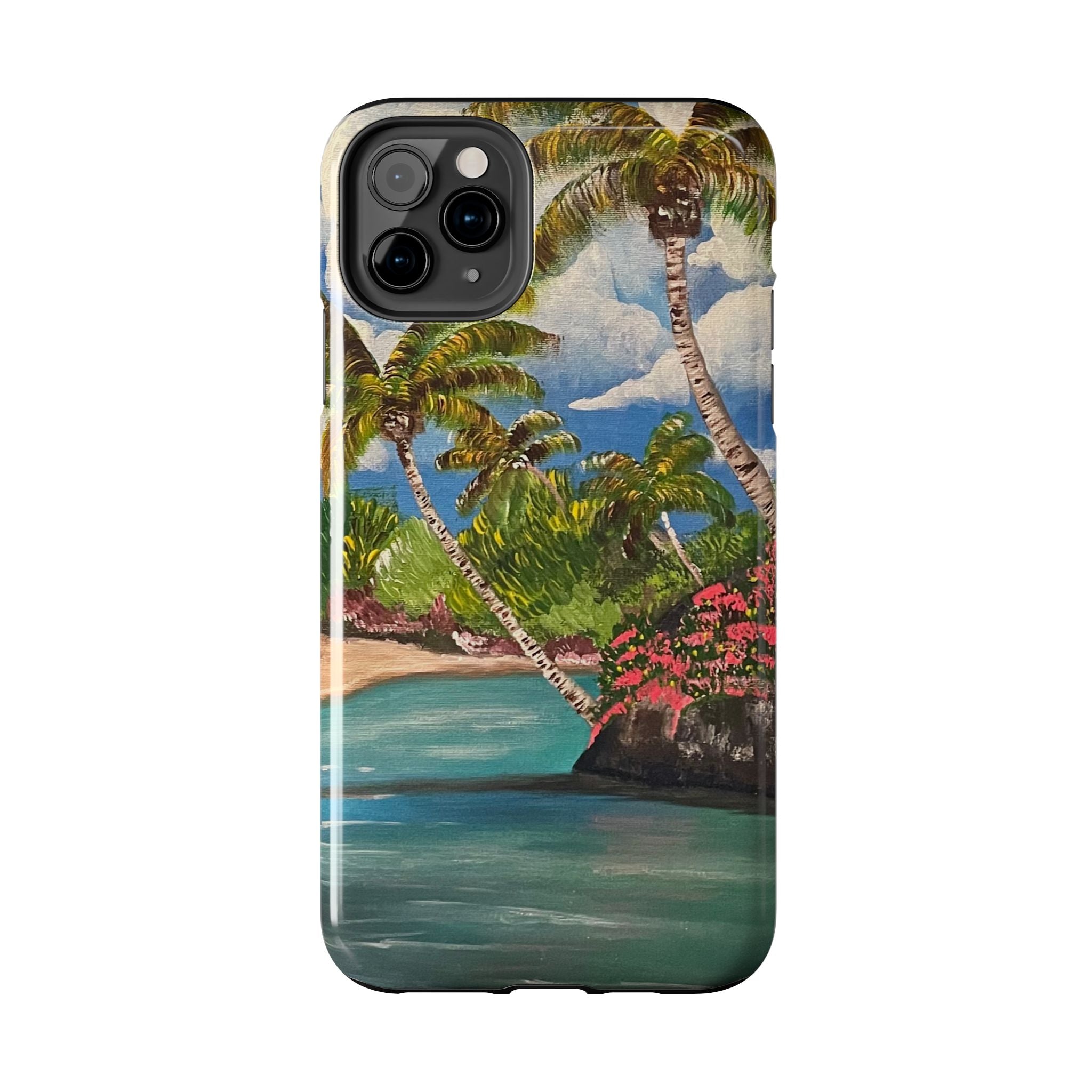 Blooming Paradise Phone Case Hand Painted Unique Designs