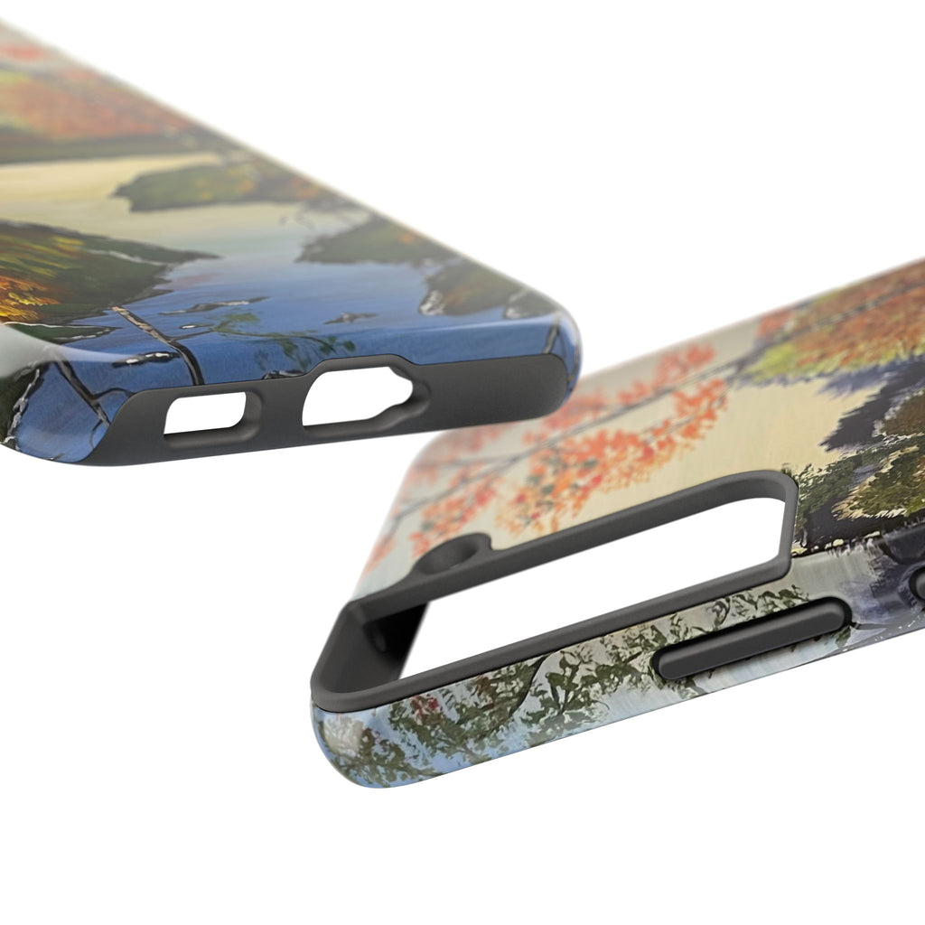 Whispering Birches Phone Case - Hand Painted Unique Designs