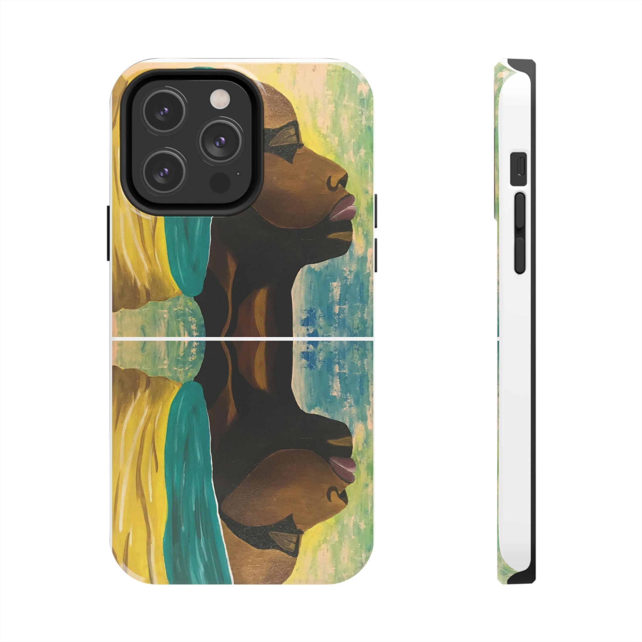 Hues of Heritage Phone Case Hand Painted